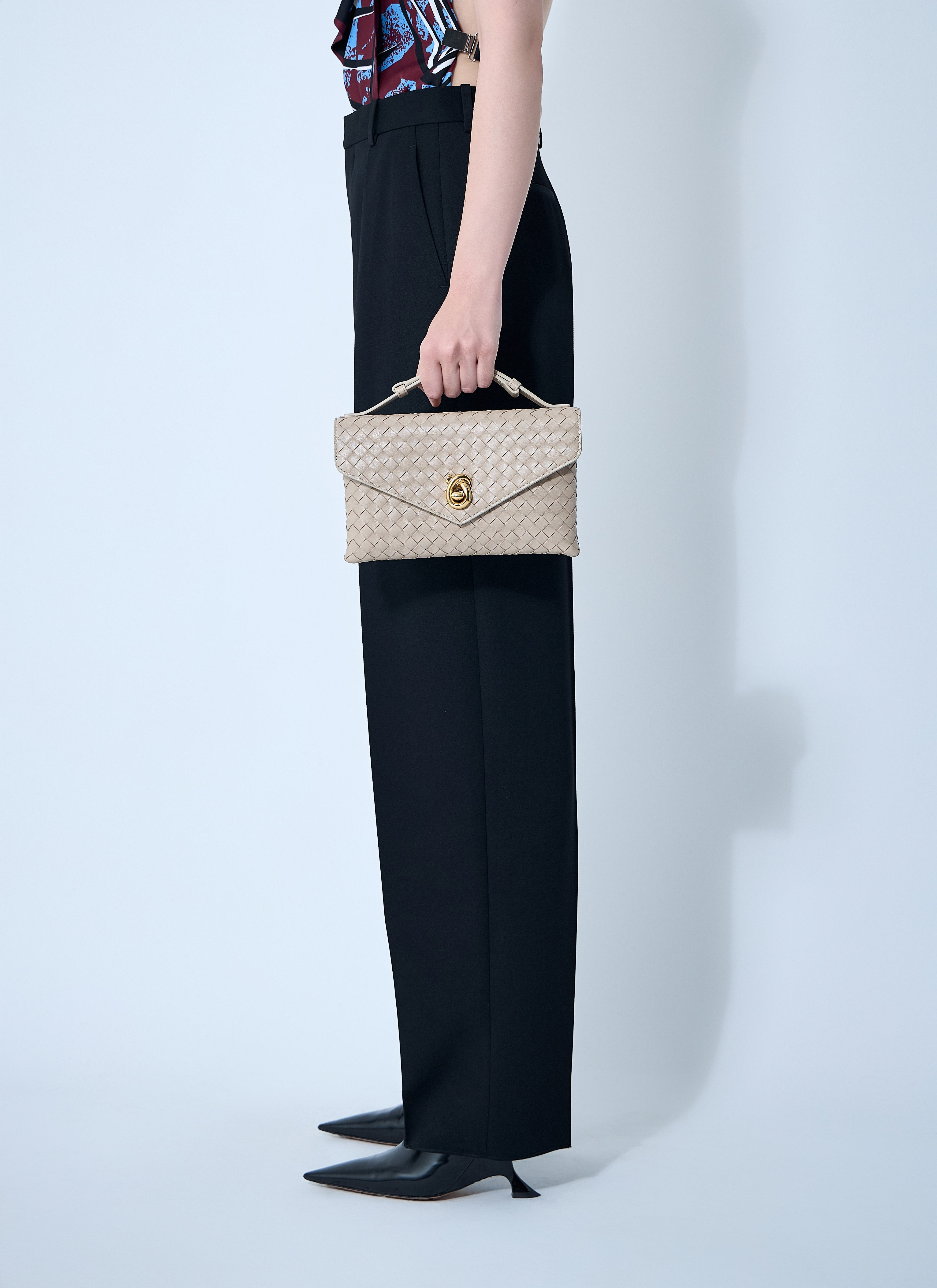 Bottega Veneta Women Knot Lock Handbag - 7