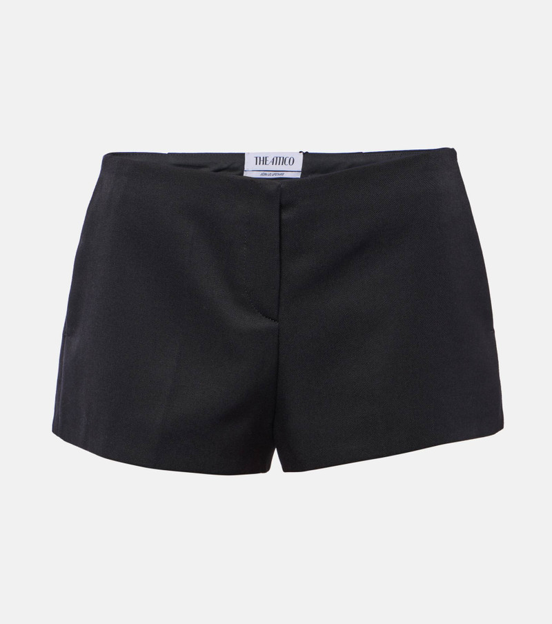low-rise tailored mini shorts 1