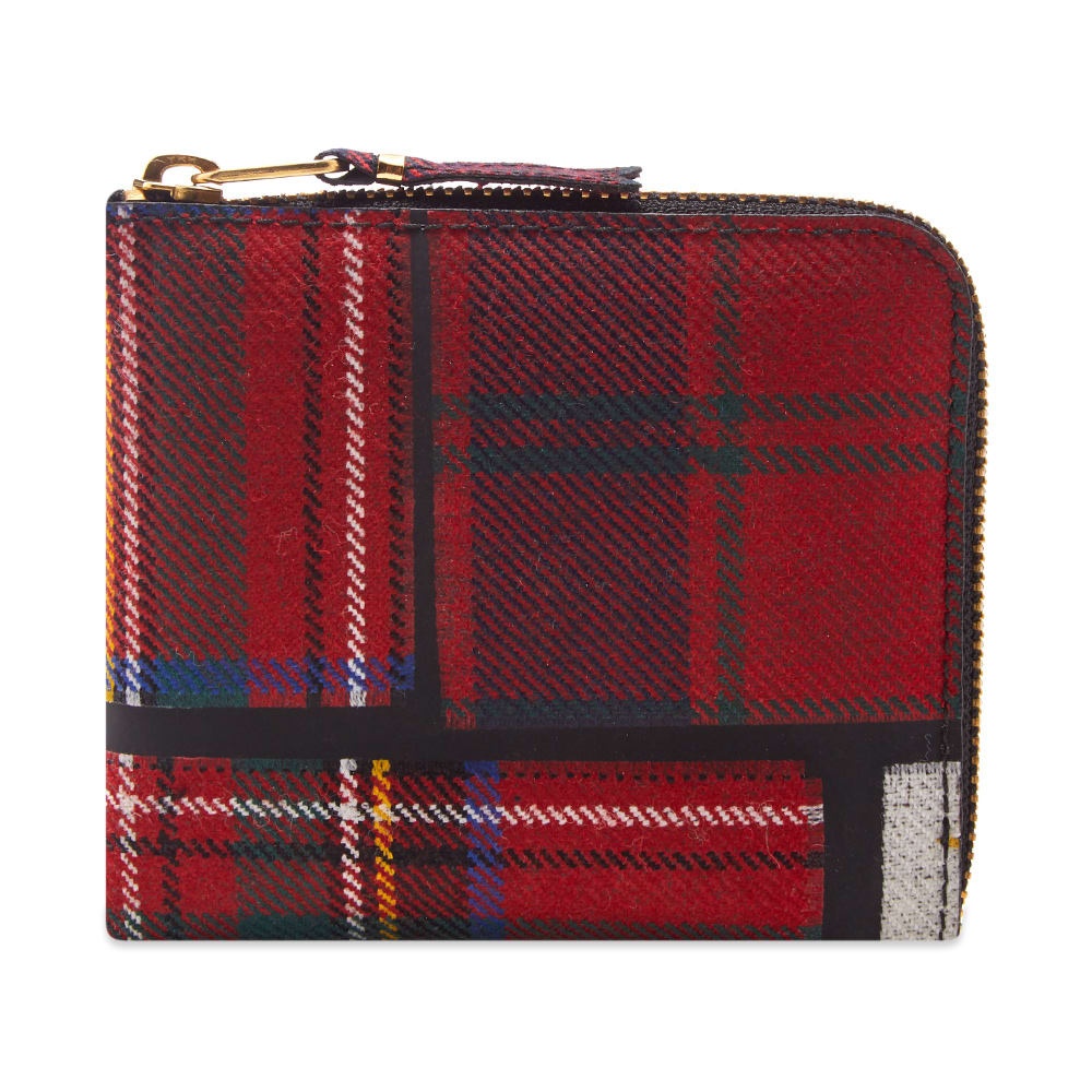 Comme des Garcons SA3100TP Tartan Patchwork Wallet - 1