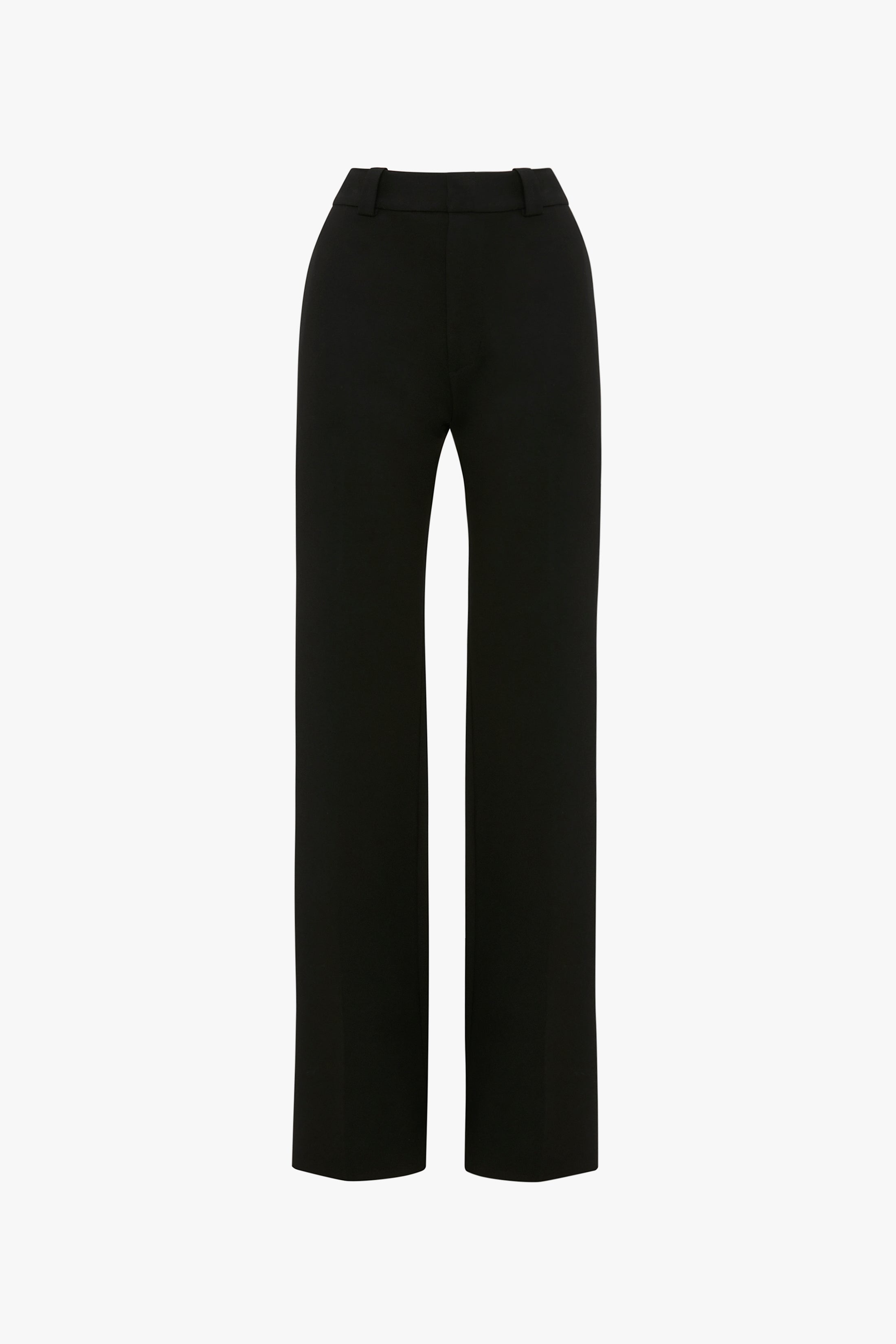 Tailored Straight Leg Trouser In Black - 1