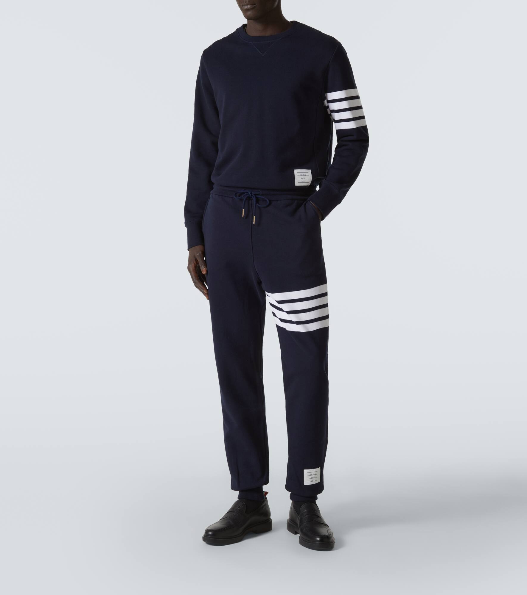4-Bar cotton sweatpants - 2