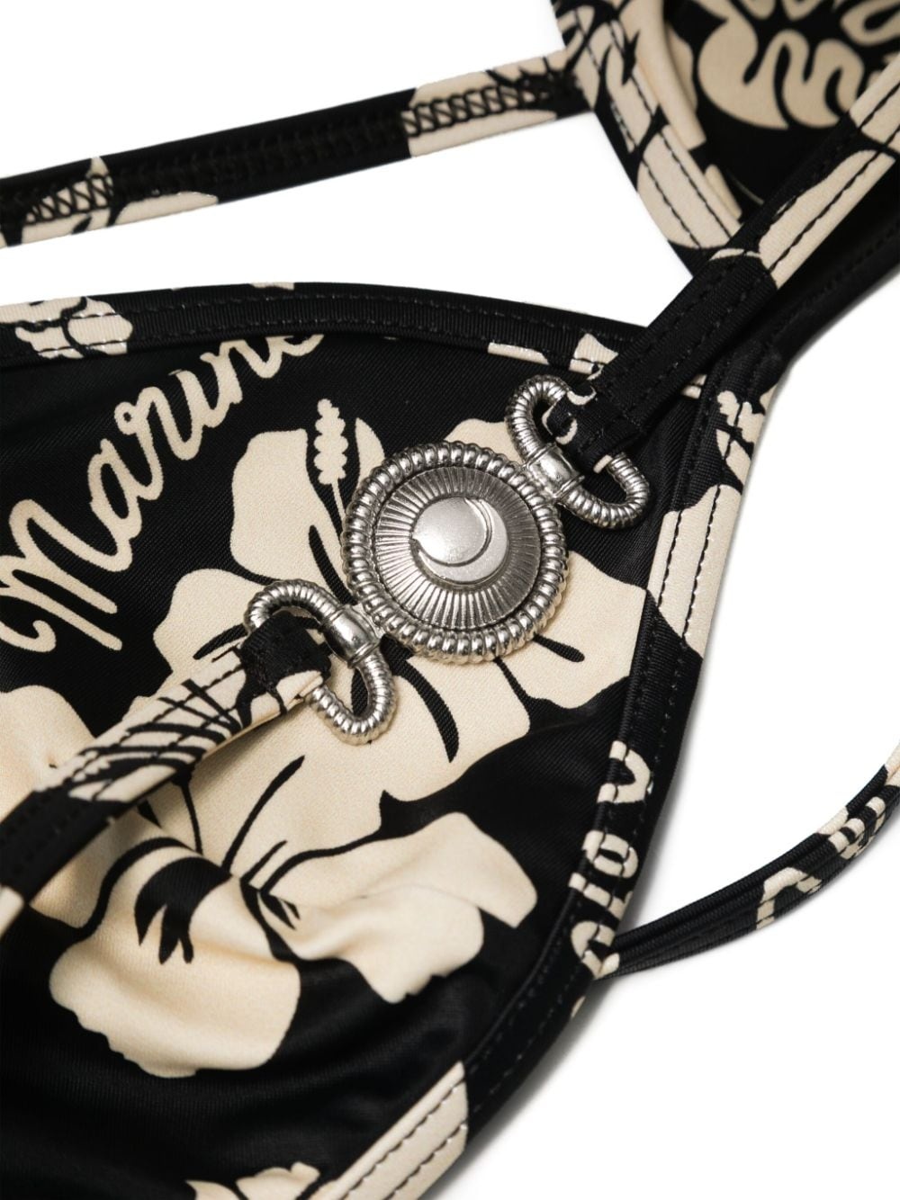 floral-print bikini - 3