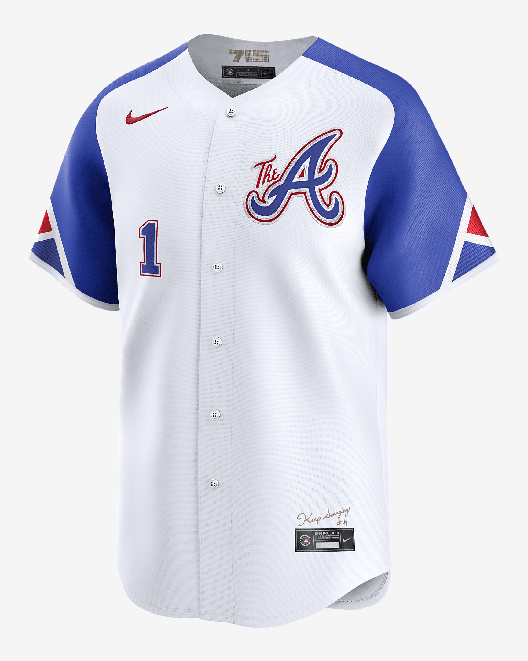 Ozzie Albies Atlanta Braves City Connect Nike Men's Dri-FIT ADV MLB Limited Jersey - 1