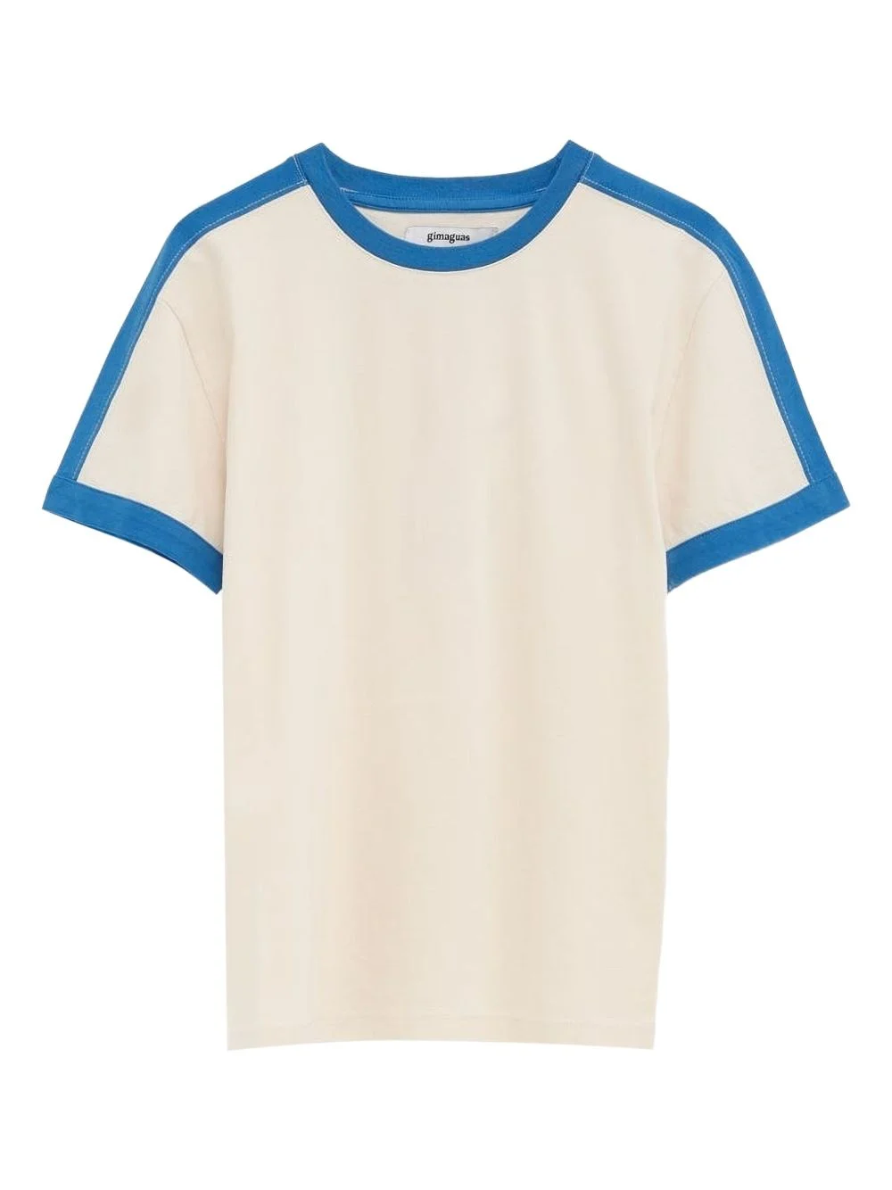 Diego contrast-detail T-shirt - 1