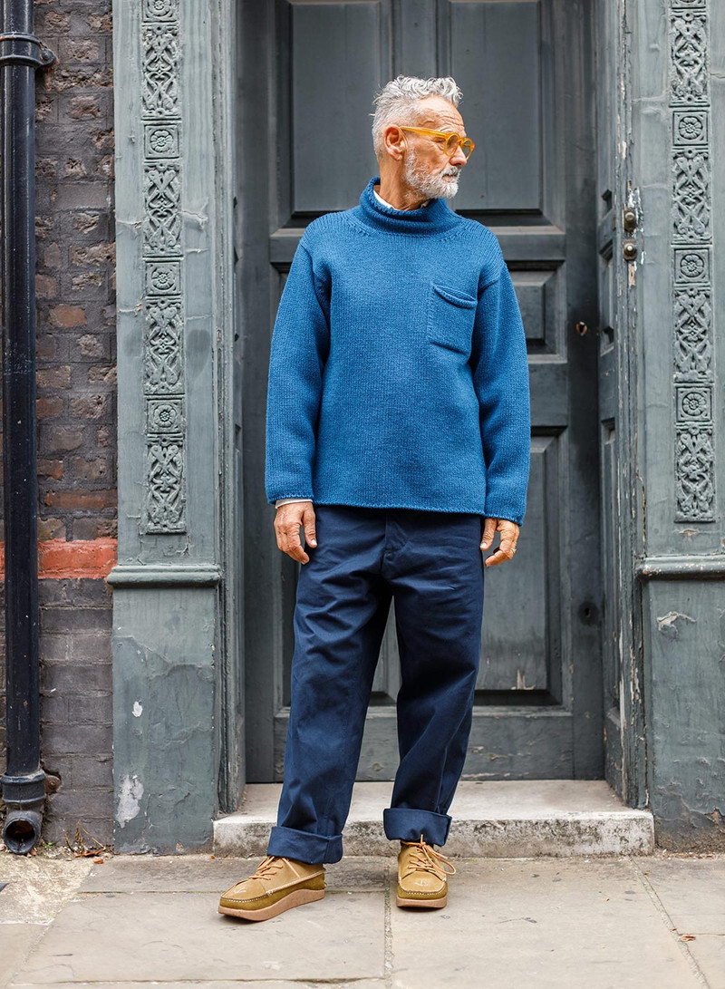 Farm Pant Canvas in Dark Navy 4