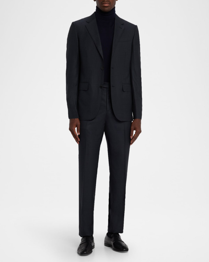 ZEGNA Men's Wool Woven Plaid Two-Piece Suit outlook