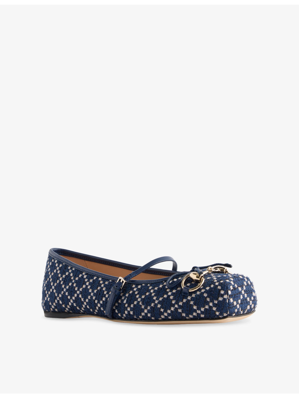 Kids' Horsebit Tweed Ballerina Flat - 3