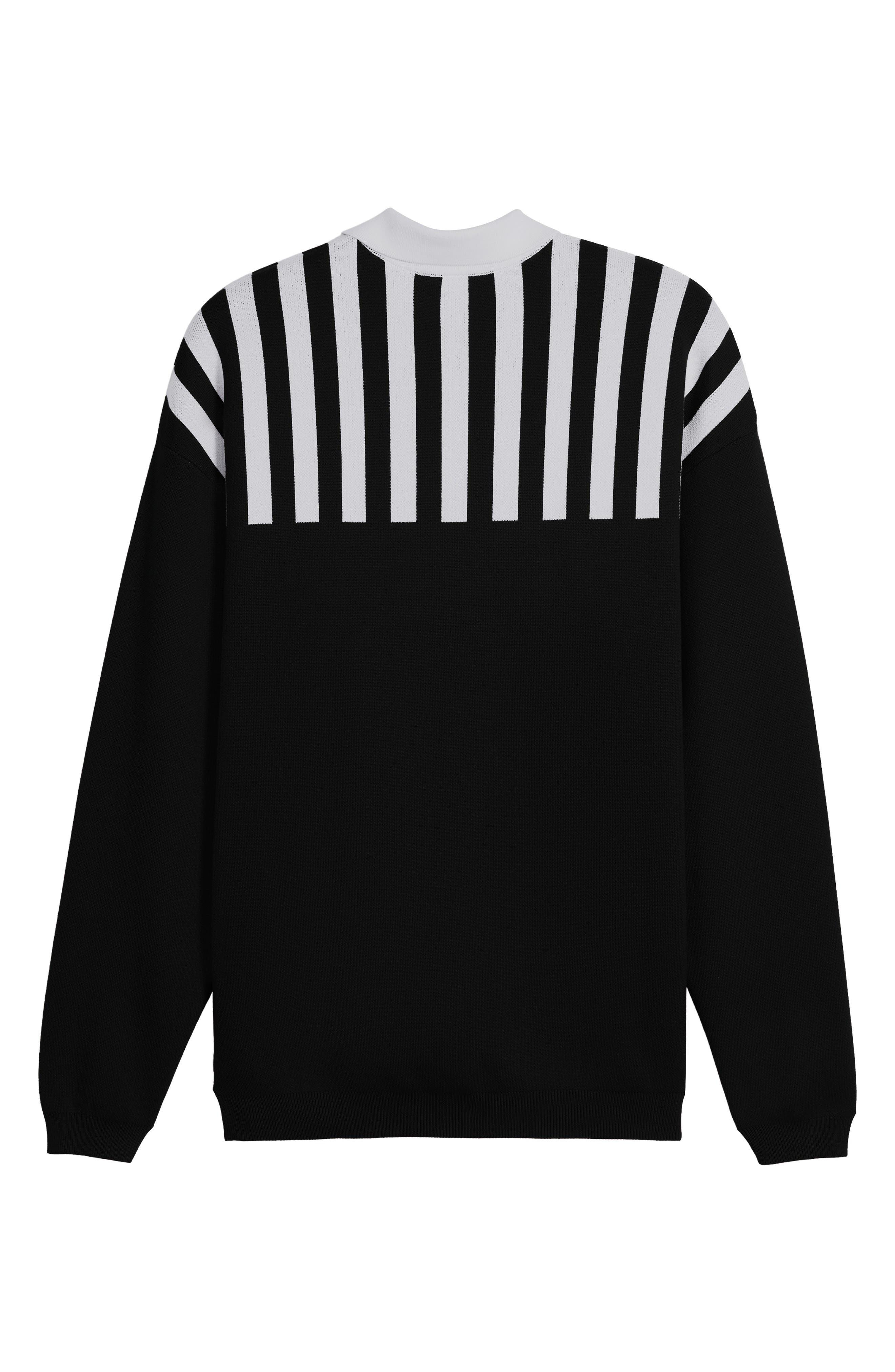 PUMA The NeverWorn VI Knit Polo Sweater in Puma Black at Nordstrom - 5