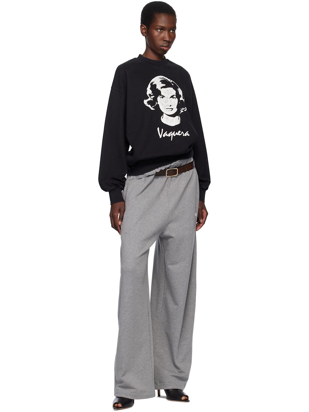 Black Graphic Sweatshirt - 4