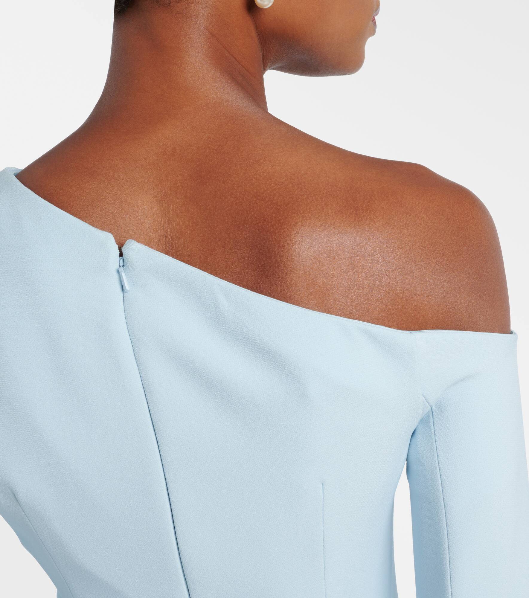 Rinna embellished crêpe gown - 7