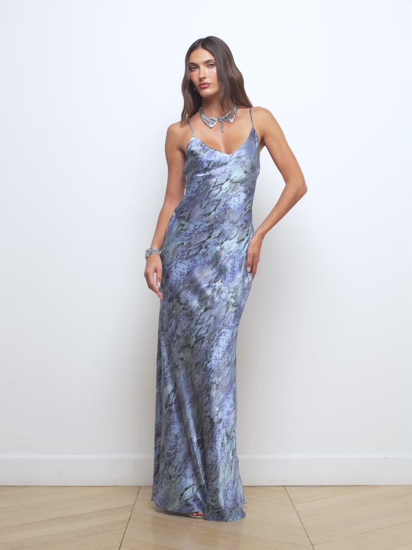 Serita Silk Slip Dress - 6