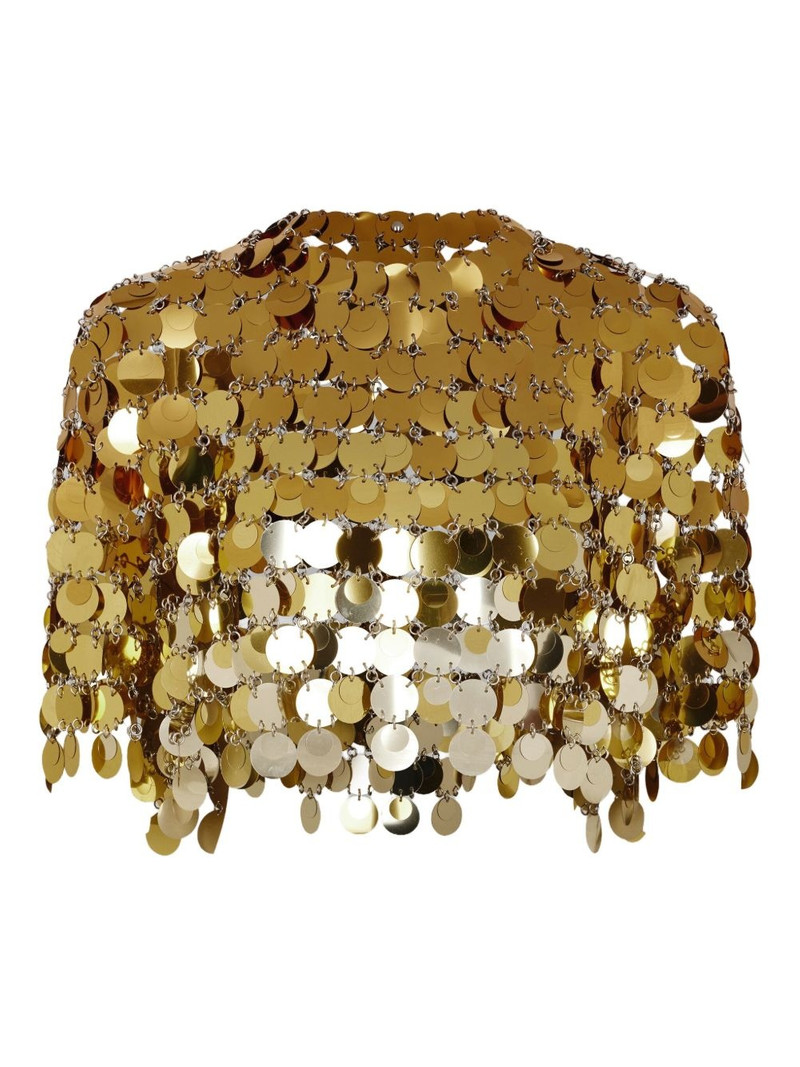 chainmail-embellished cropped top 1