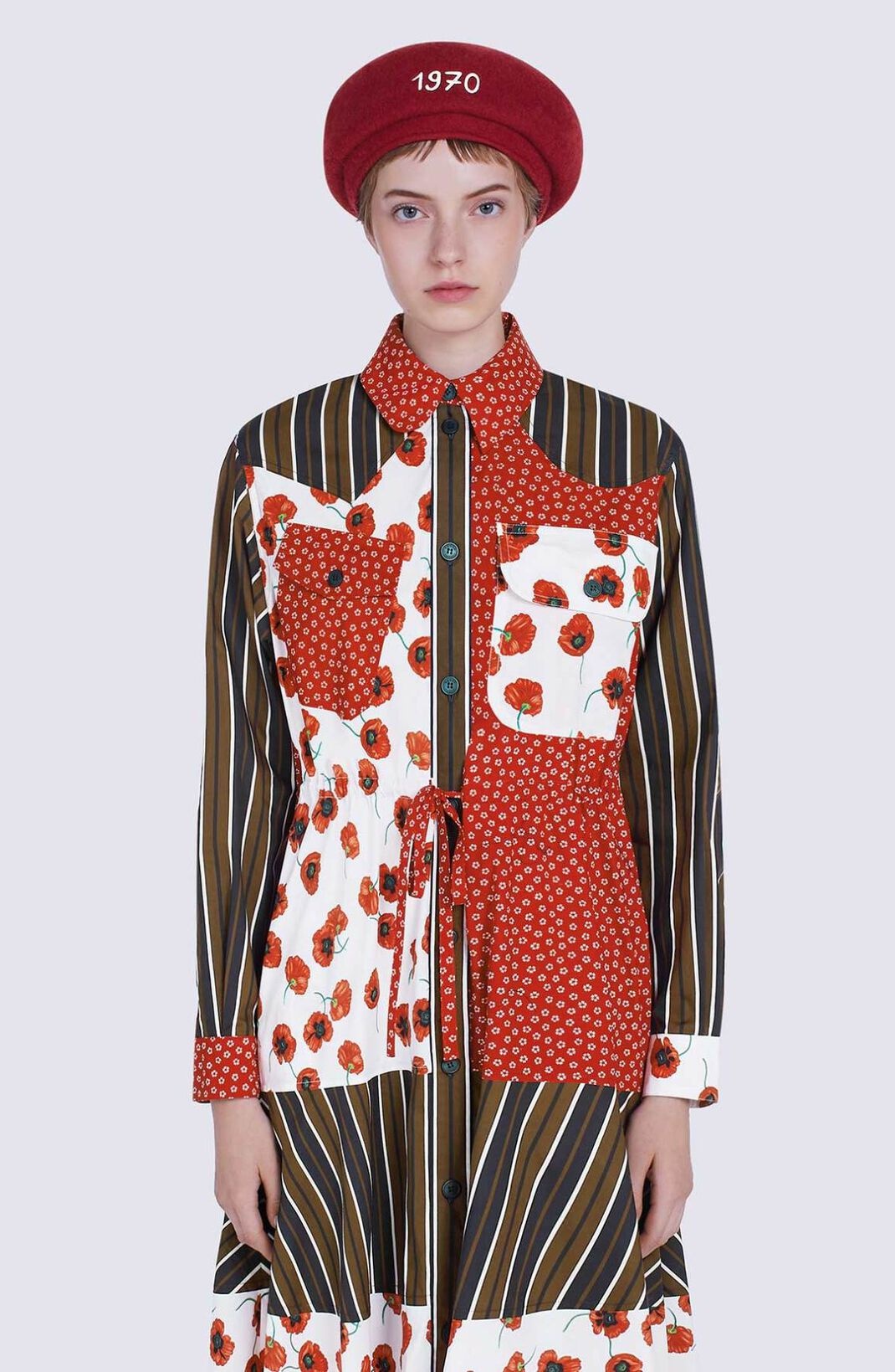 Printed midi dress - 4
