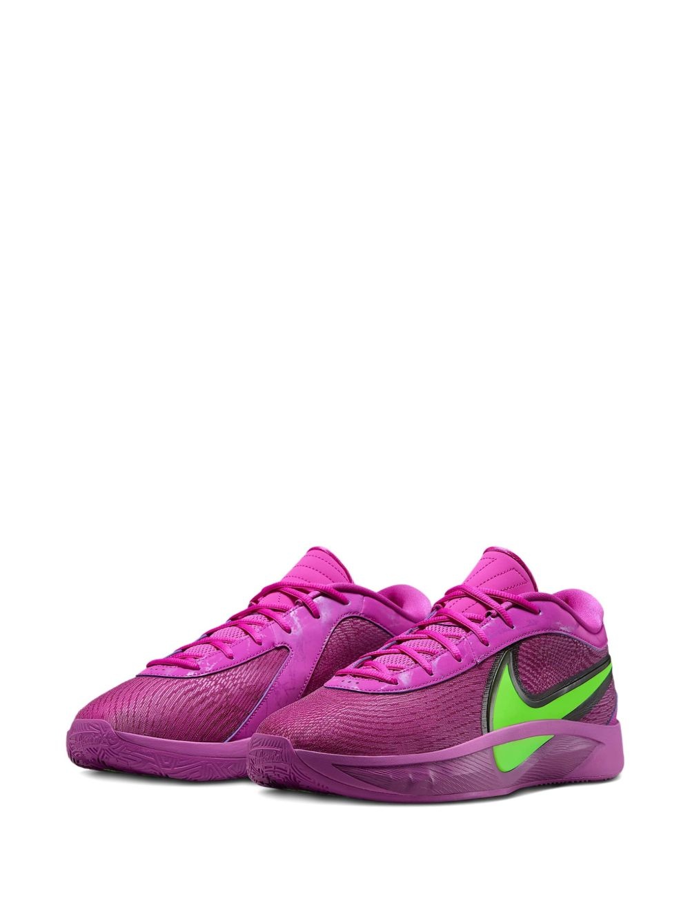 Giannis Zoom Freak 6 "Bold Berry Electric Green" sneakers - 2
