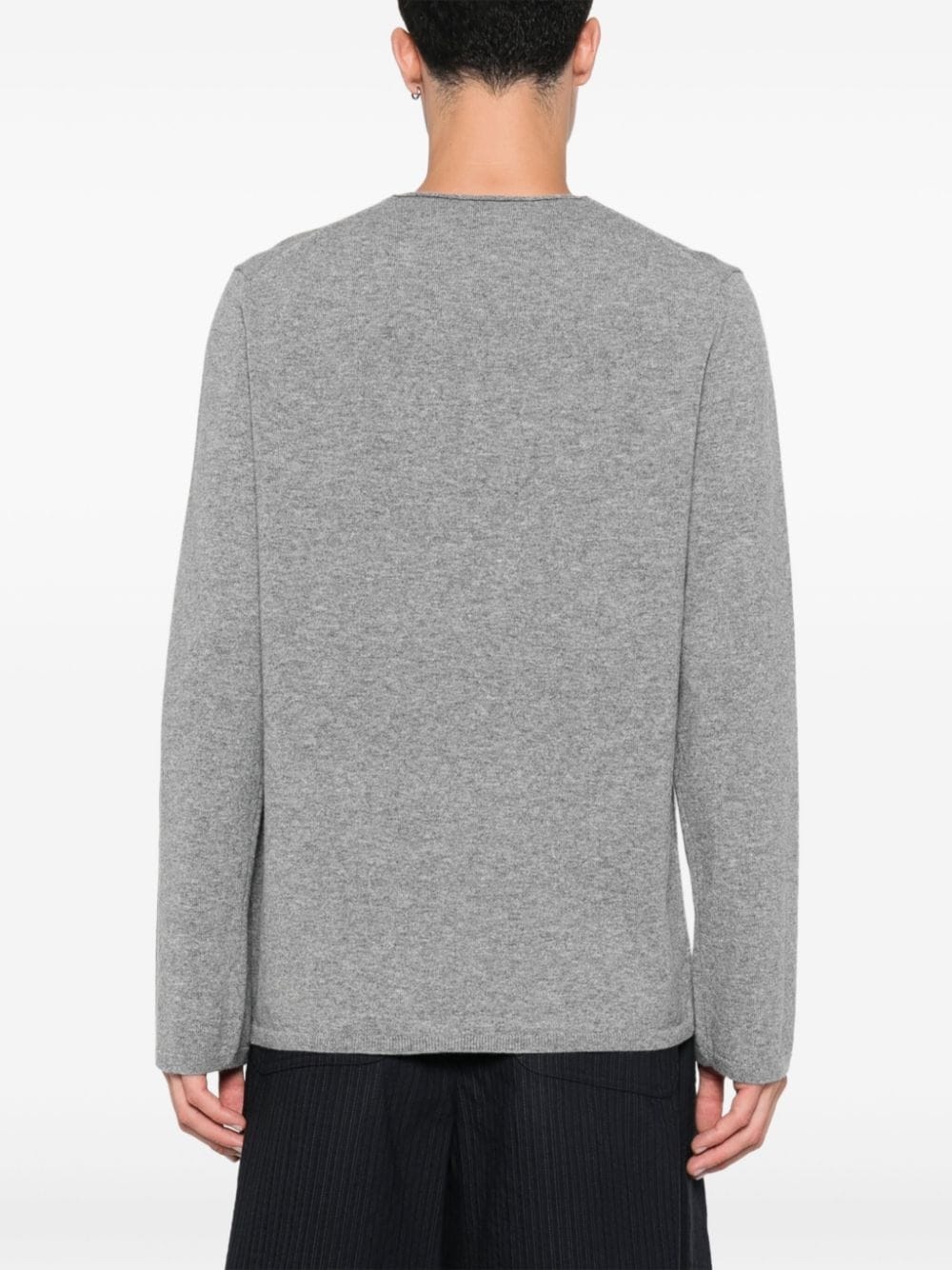 embroidered-motif sweater - 4