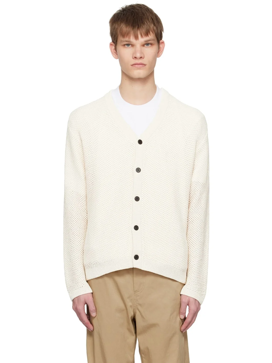 Off-White Openwork Cardigan - 1