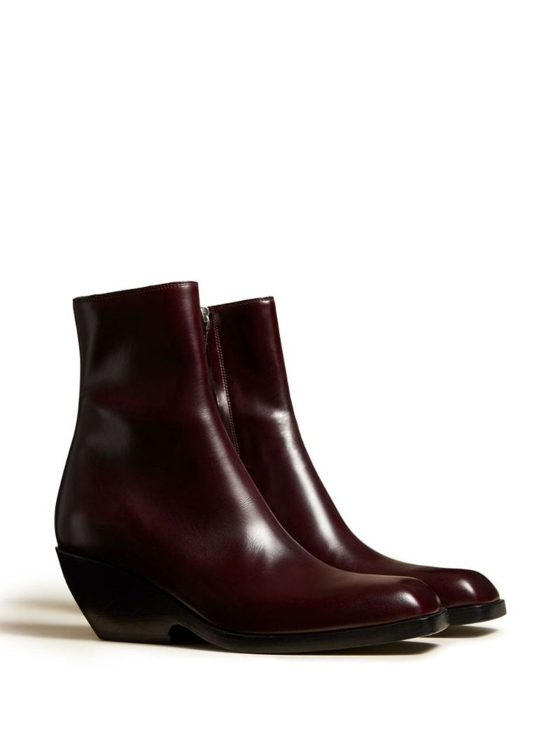 KHAITE The Hooper 55mm ankle boots outlook