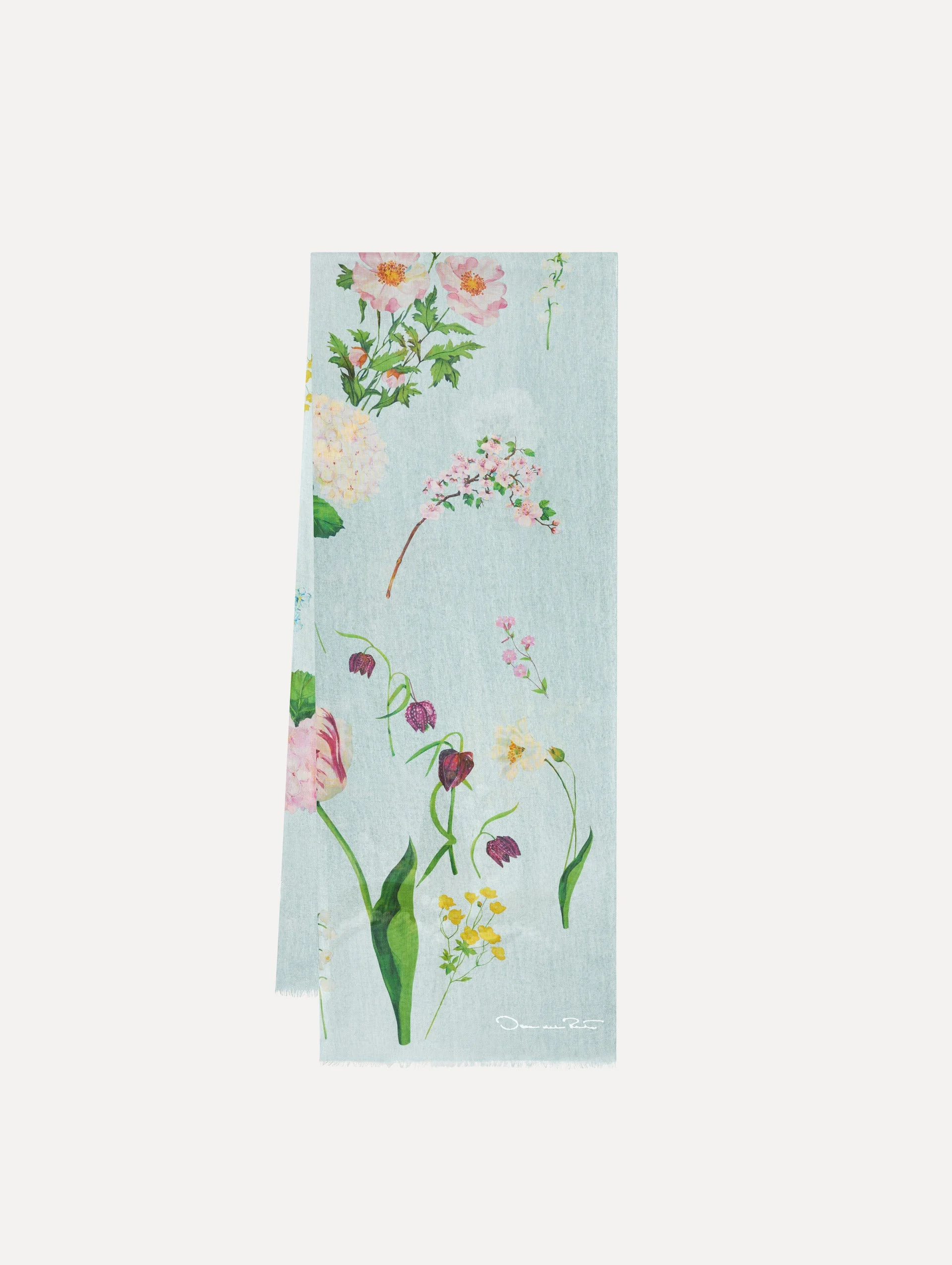 MIXED BOTANICAL SCARF - 1