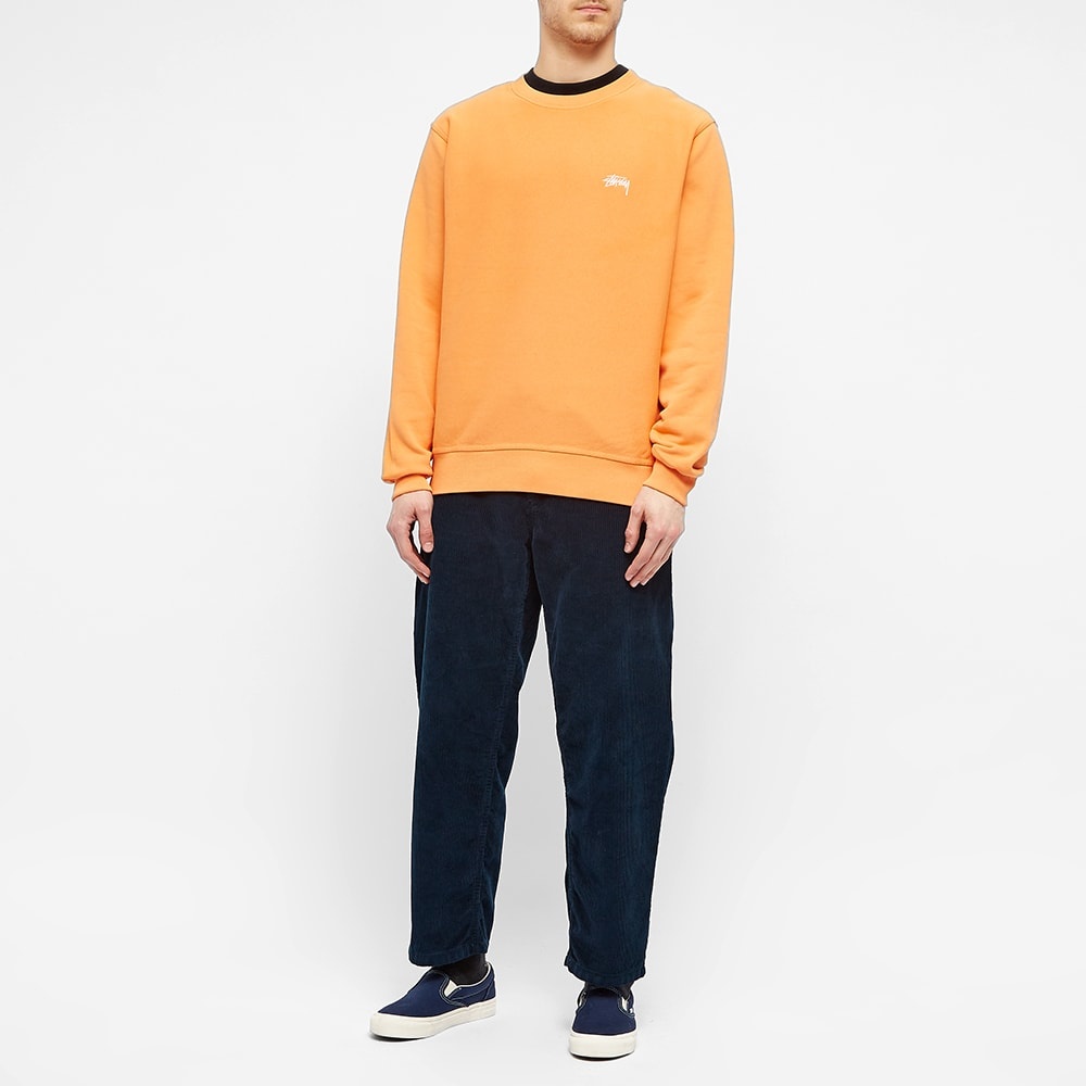 Stussy Stock Logo Crew Sweat - 5