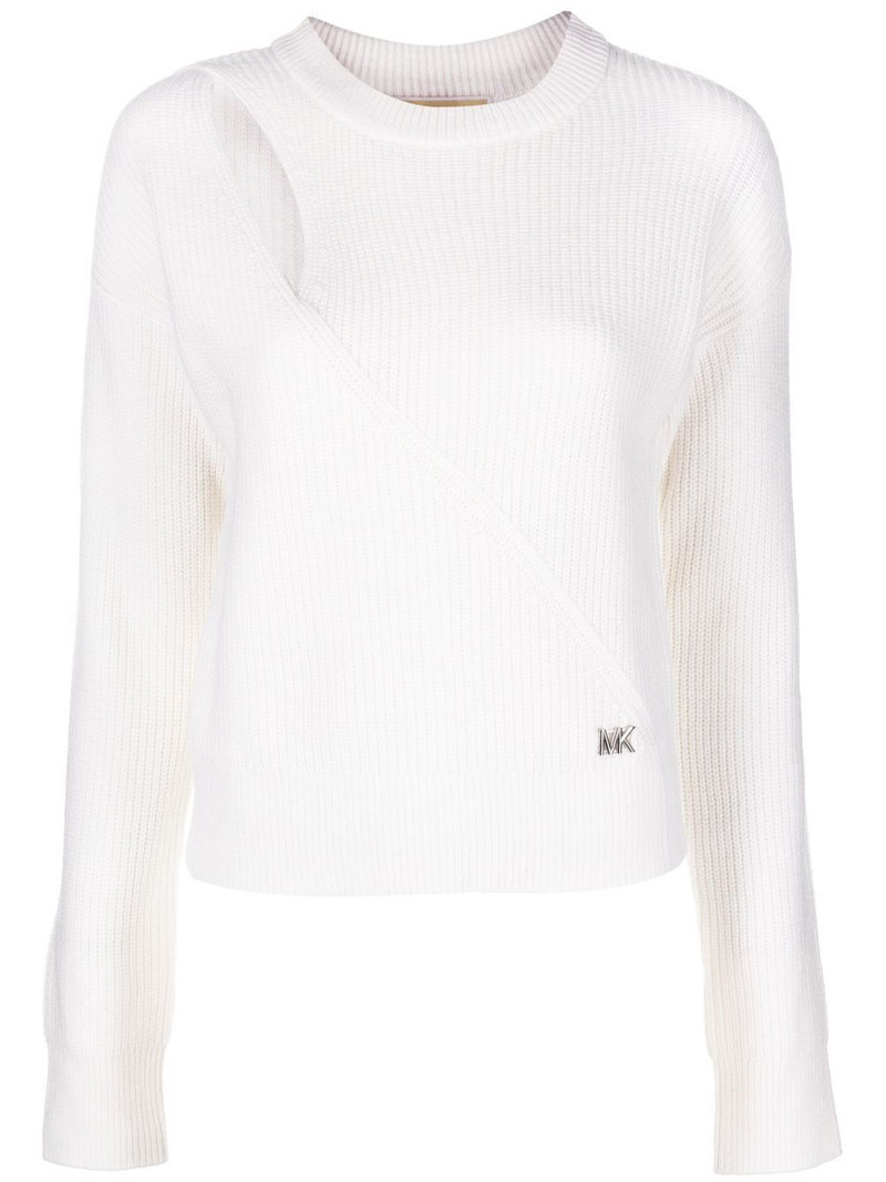 cut-out detail sweater 1