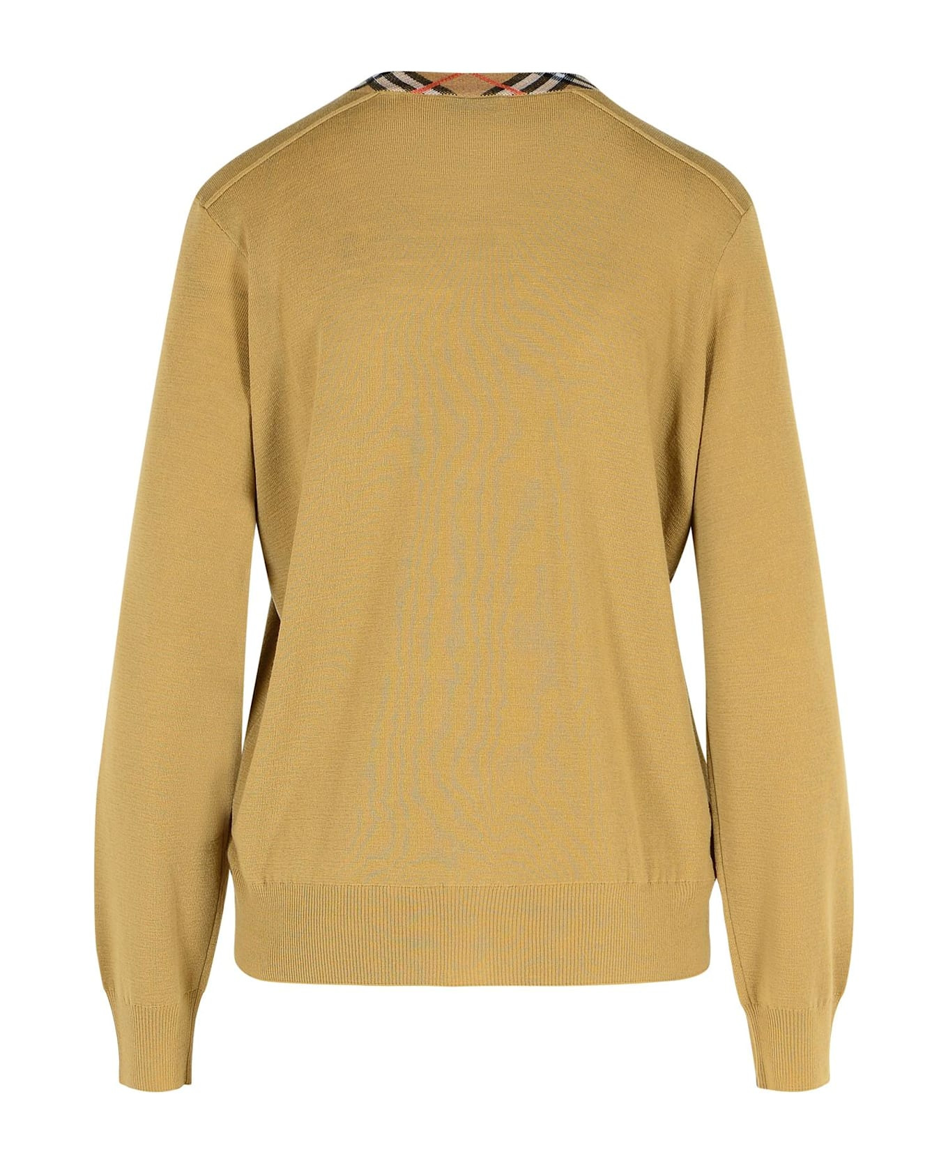 Beige Wool Sweater - 3