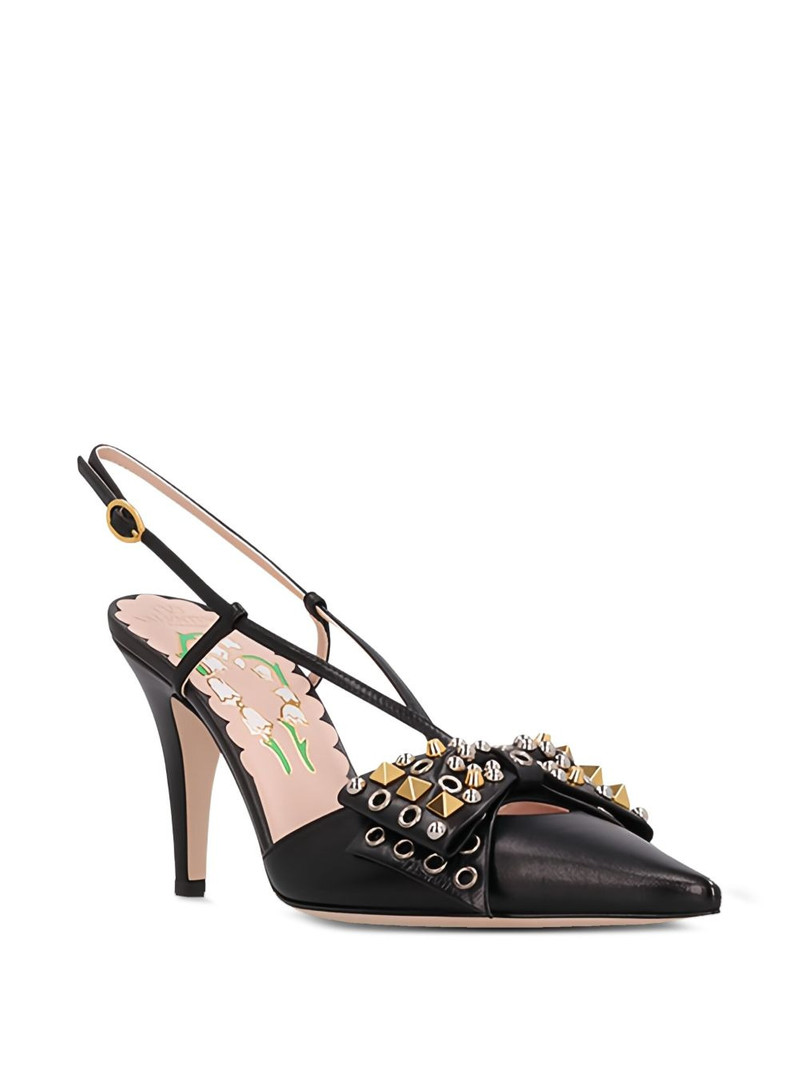 Valentino 85mm pointed toe pumps outlook