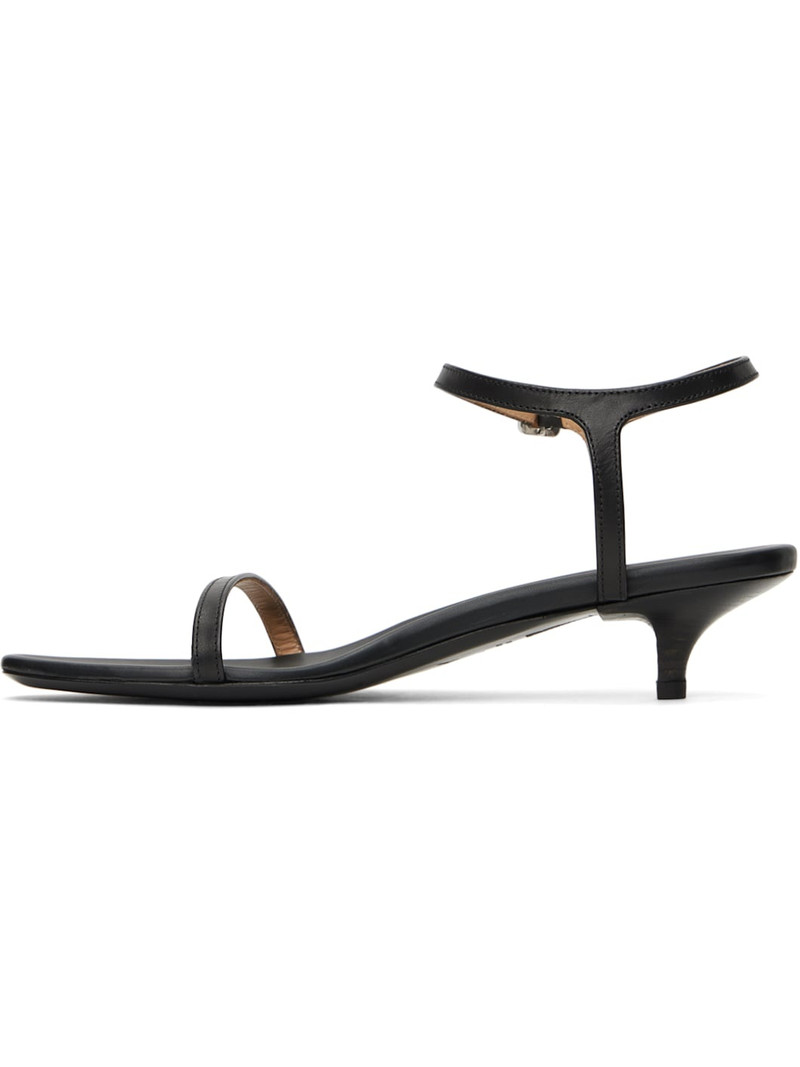 Black Fiuto Heeled Sandals 3