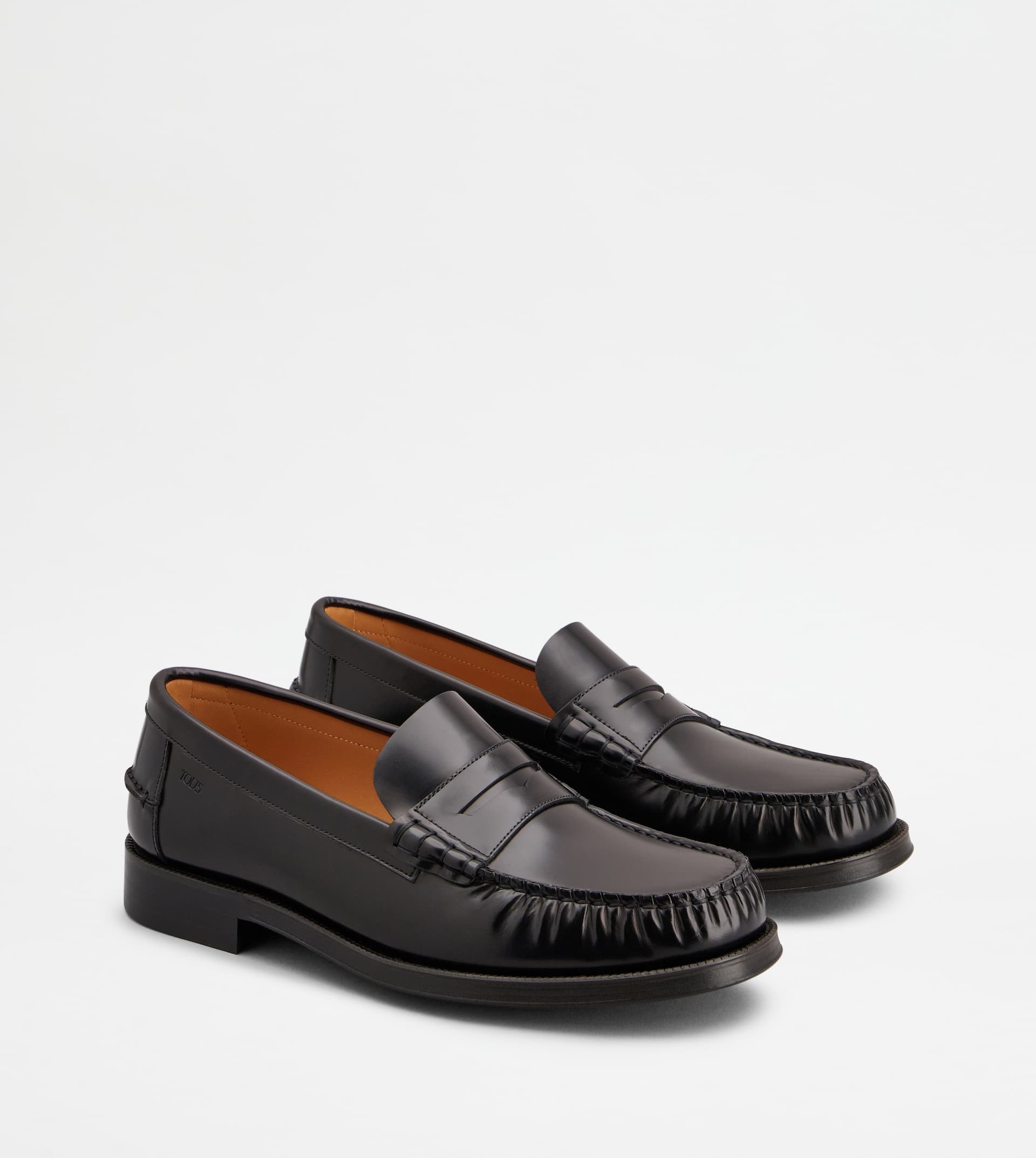 LOAFERS IN LEATHER - BLACK - 2