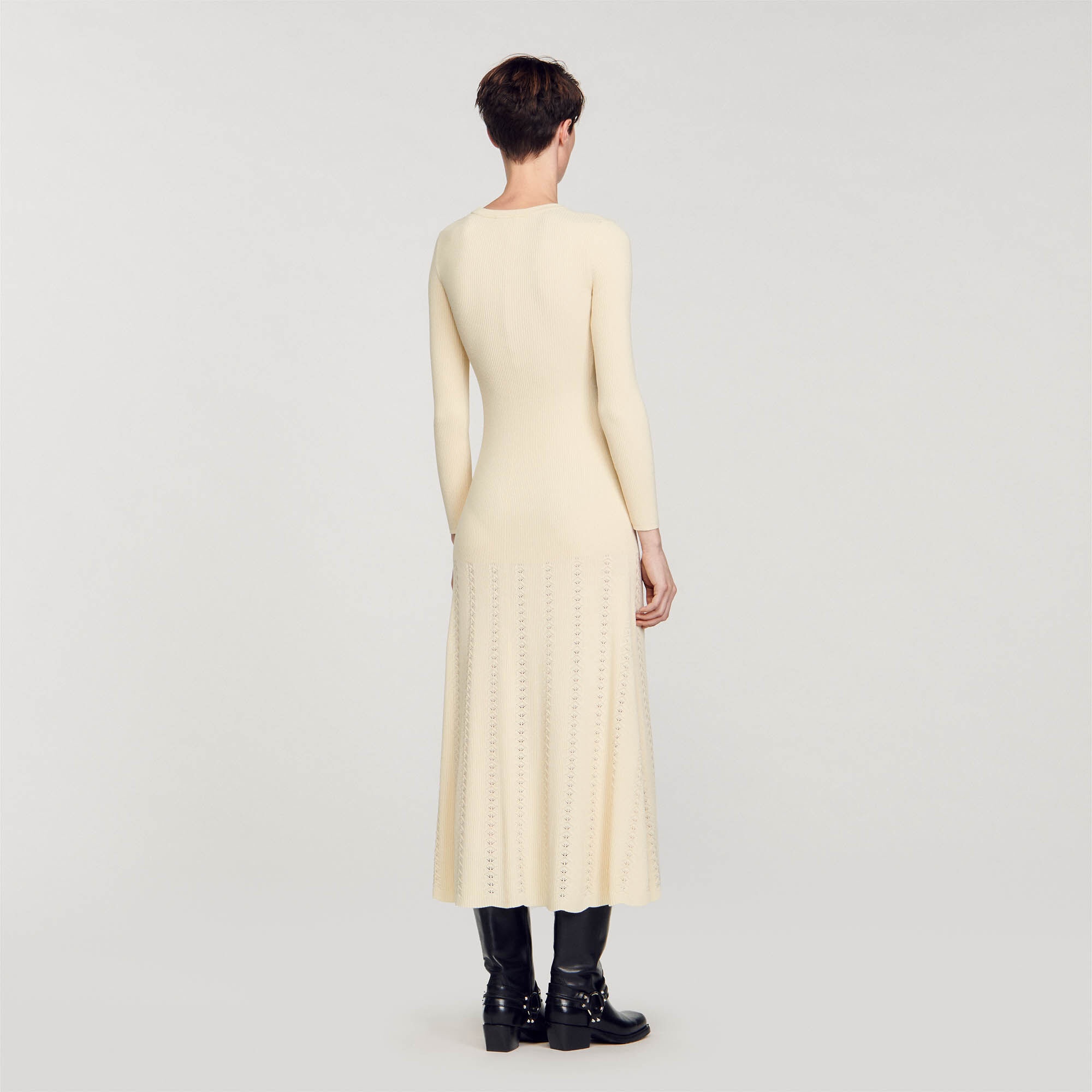 KNIT MIDI DRESS - 6