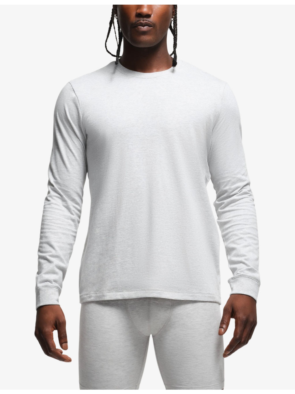 Long-sleeve crewneck cotton-jersey T-shirt - 3