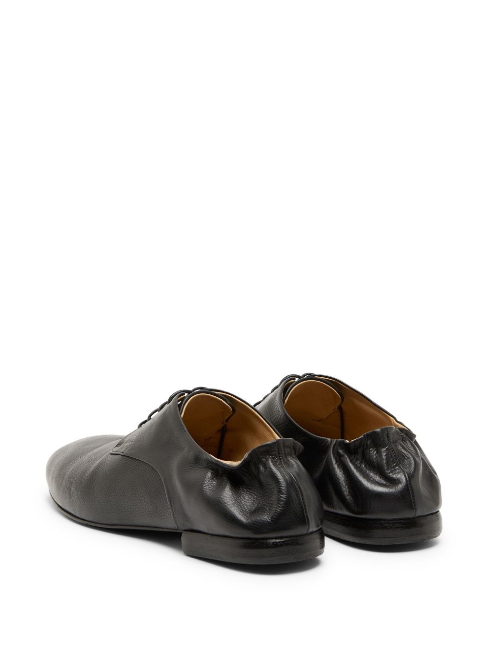 gathered heel Derby shoes - 3