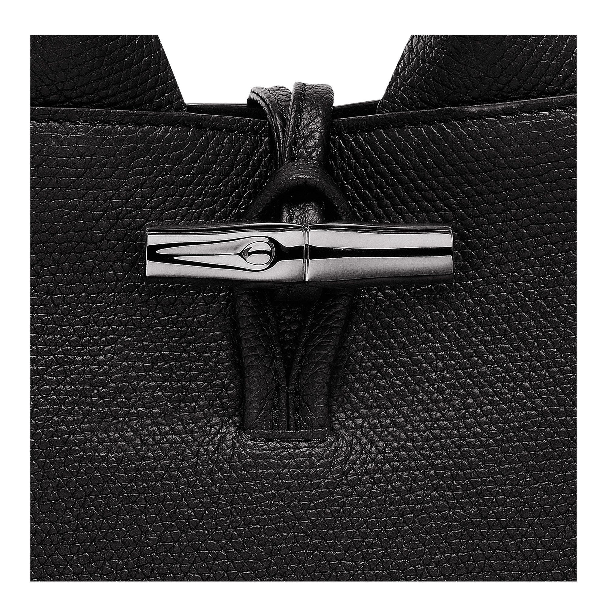 Le Roseau XS Handbag Black - Leather - 7