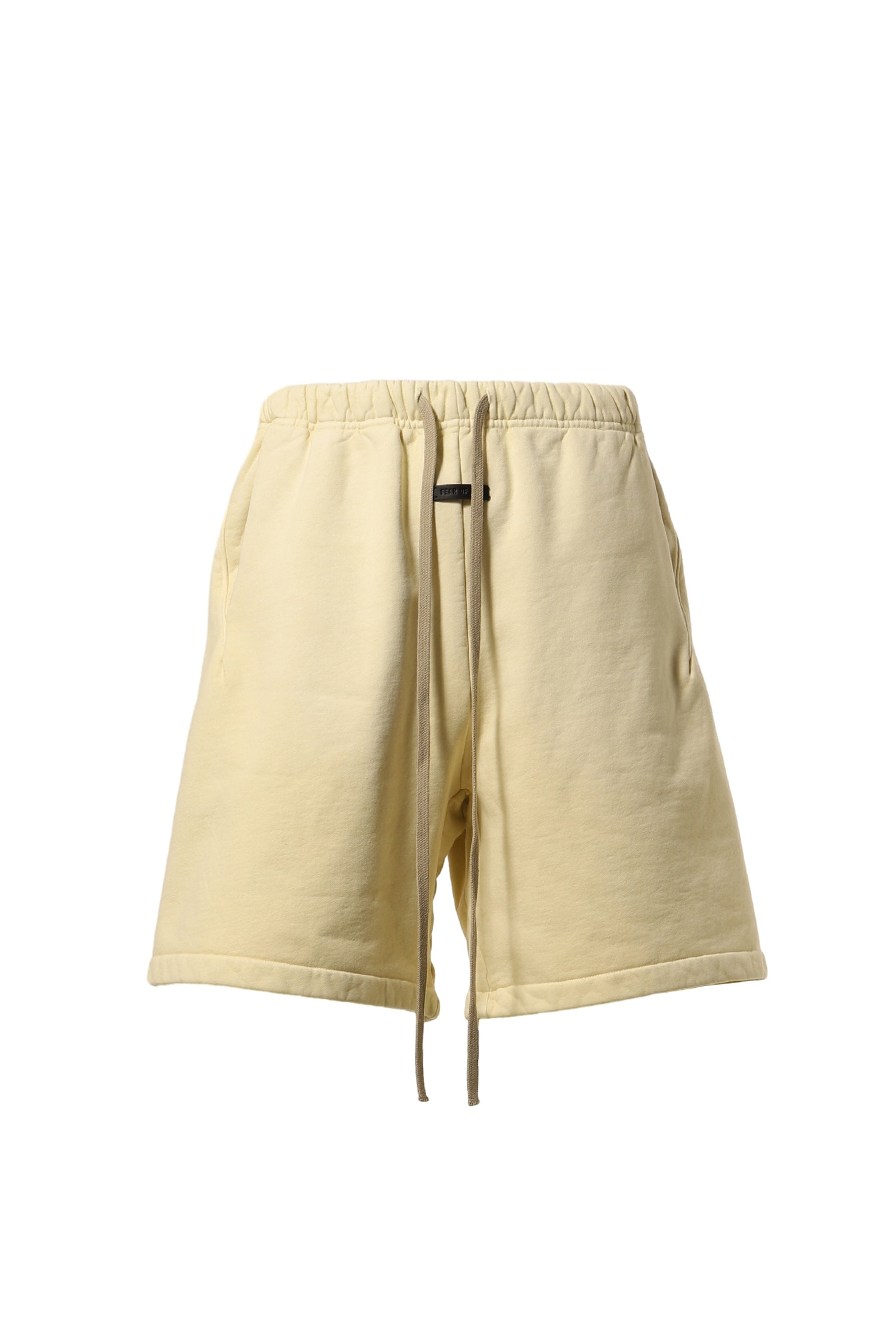 SWEATSHORT / LEMON CREAM - 1