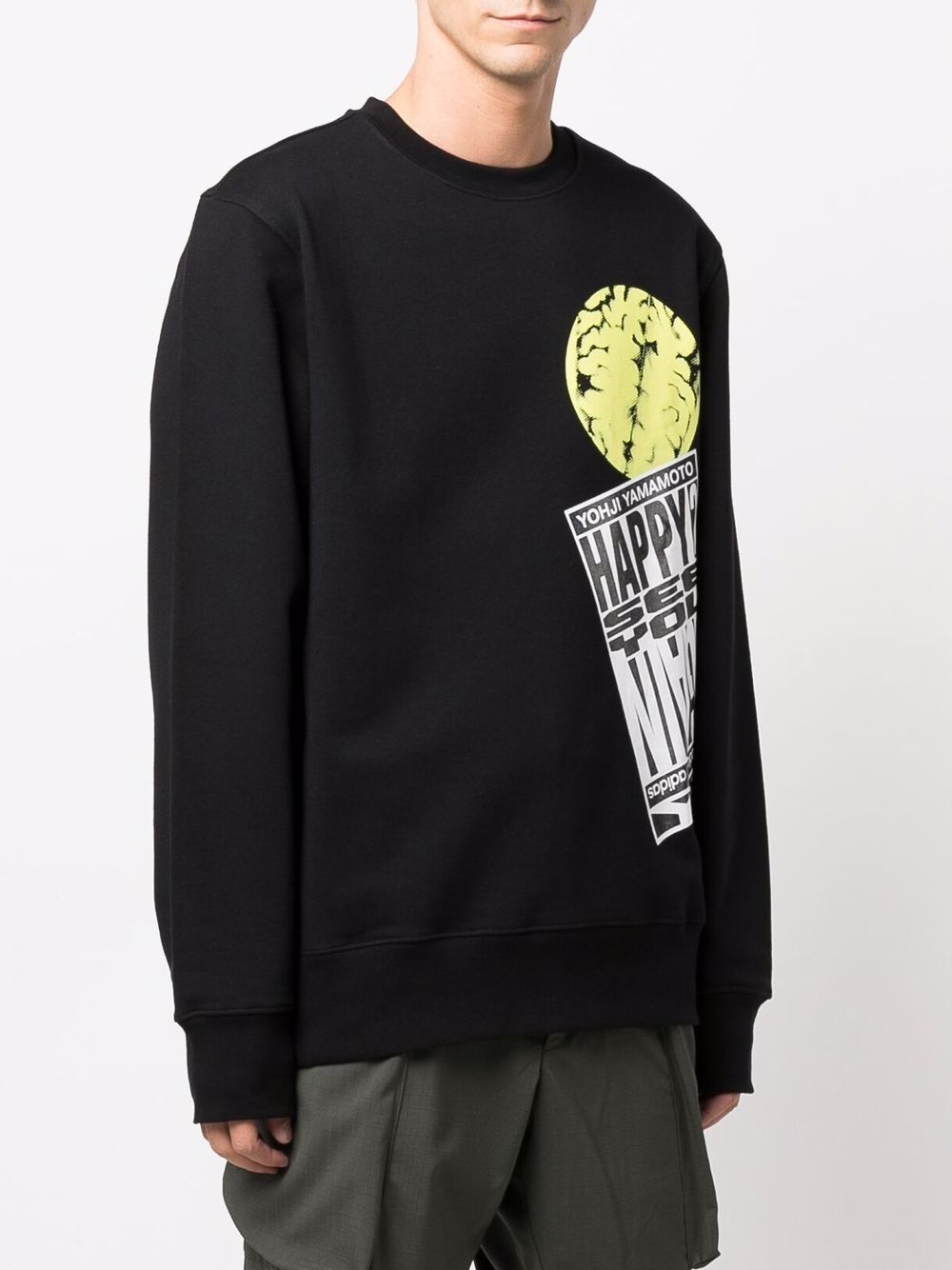 graphic-print cotton sweatshirt - 3