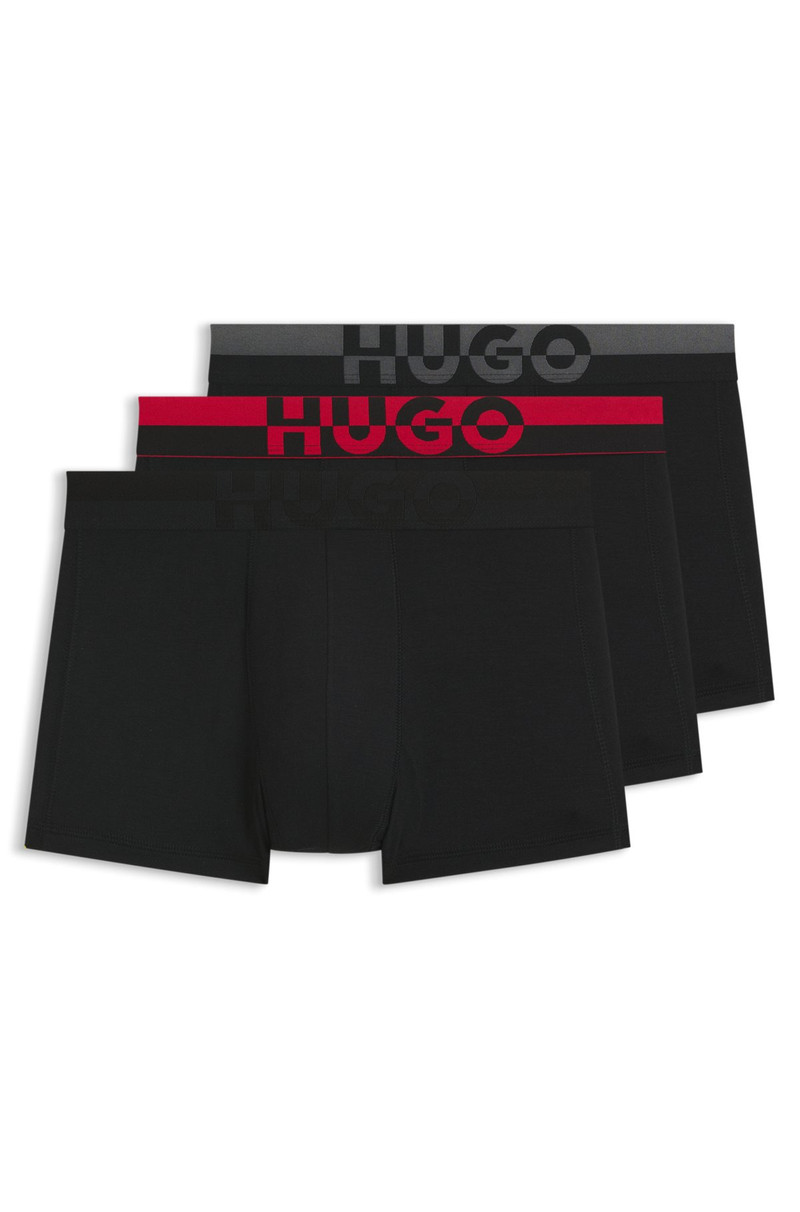 THREE-PACK OF TRUNKS WITH LOGO WAISTBANDS 1