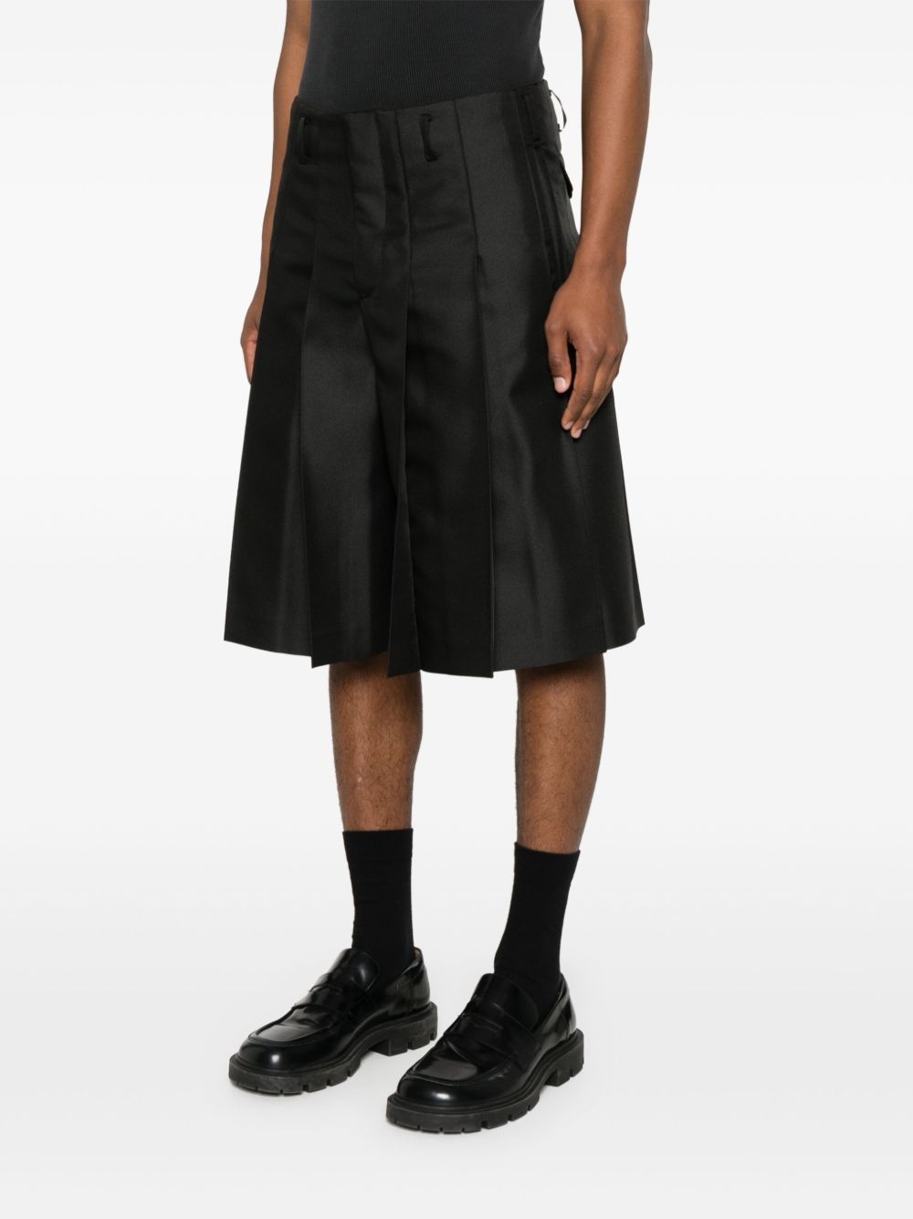 pleated shorts - 3