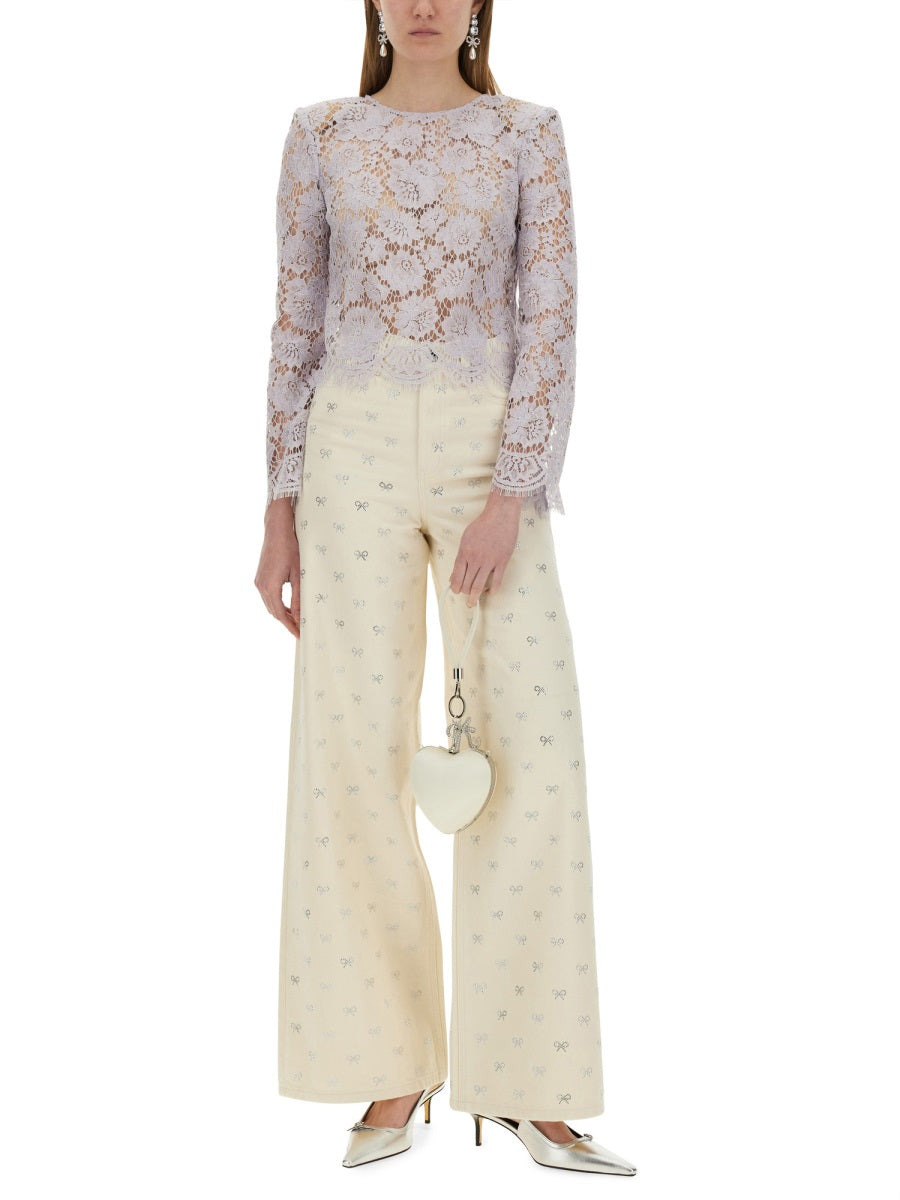 Self-Portrait Women Jeans "Bow" - 2