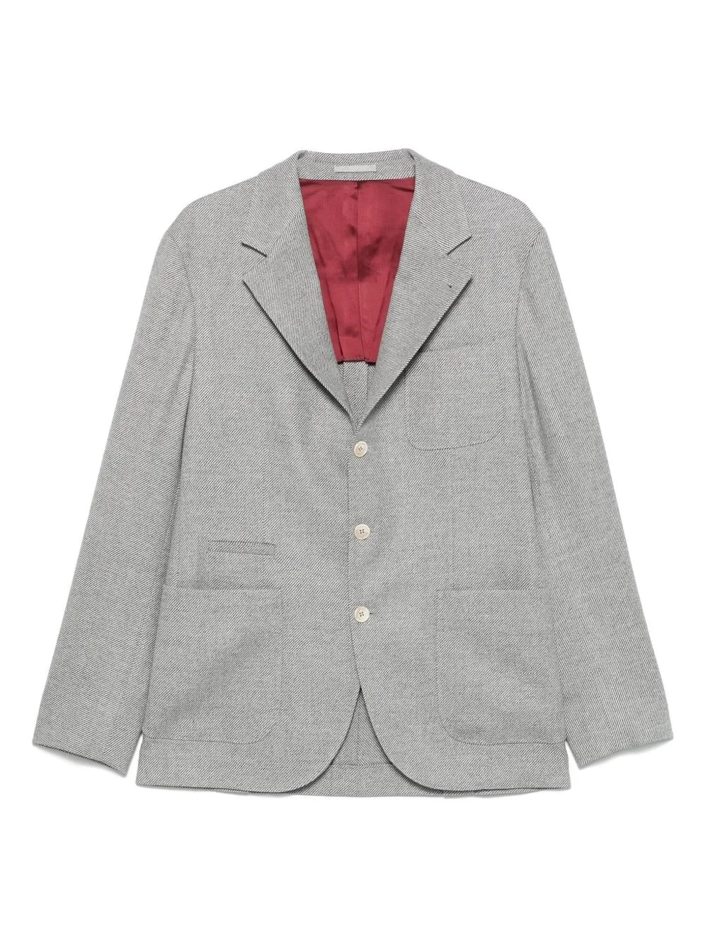fine-ribbed blazer - 1