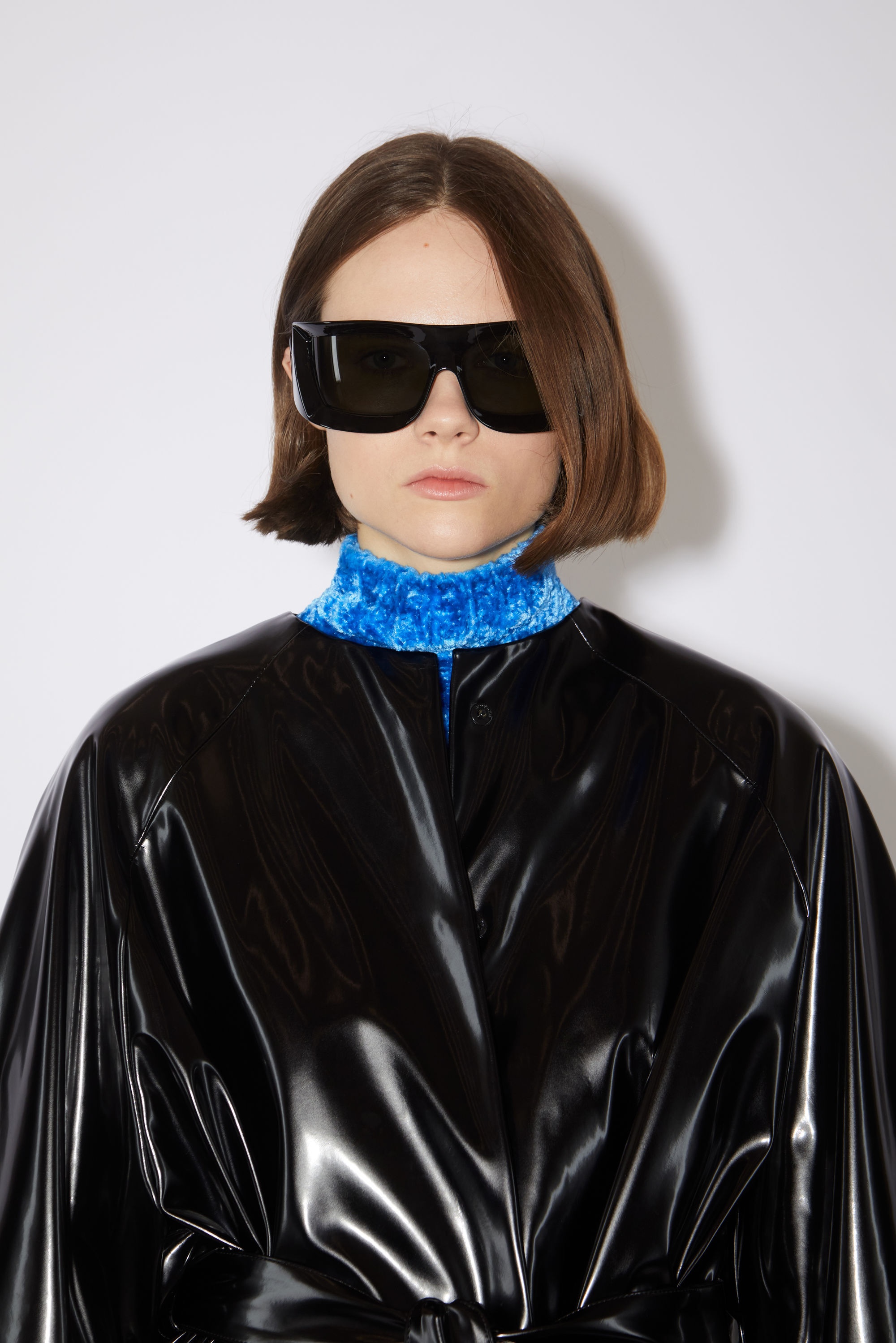 Belted coat - Black - 6