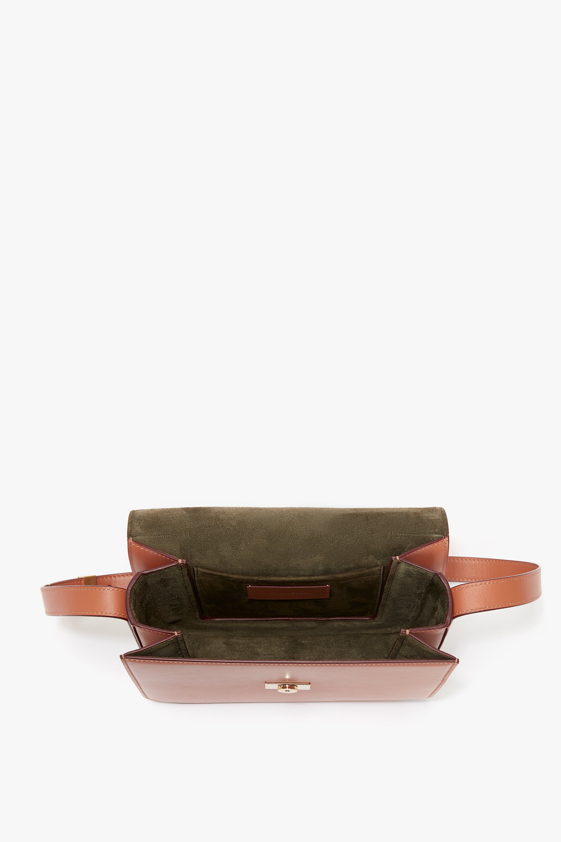 Chain Shoulder Bag In Tan Leather - 2