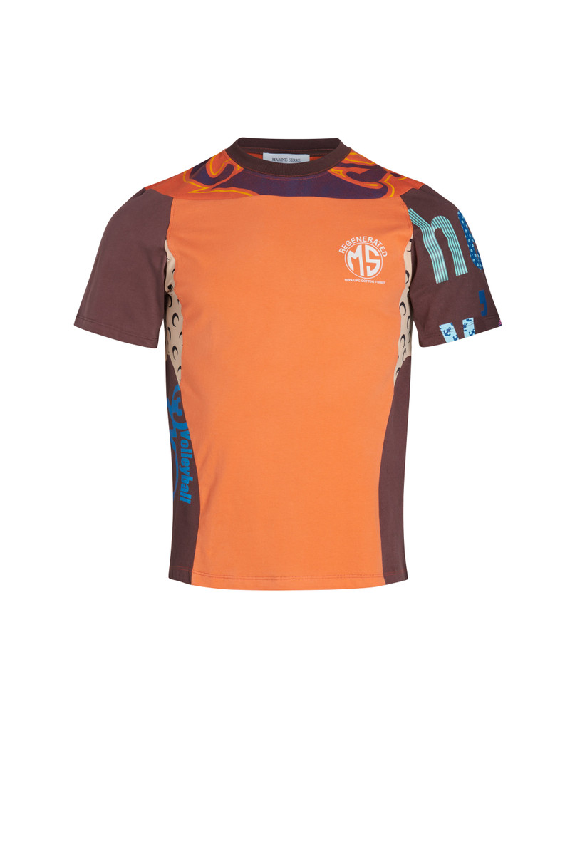 Regenerated Graphic T-Shirt Patchwork T-Shirt 1