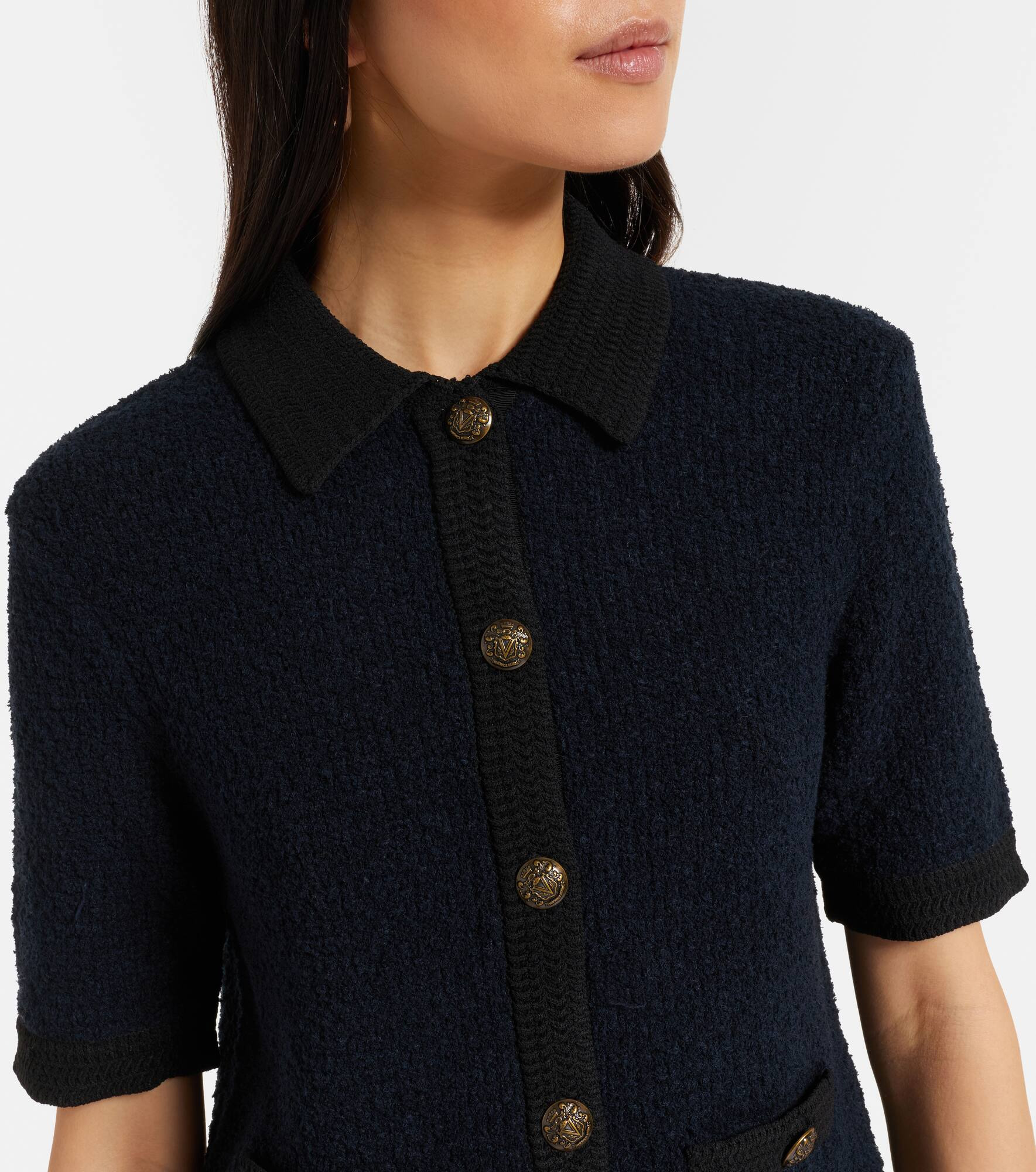 Cotton and wool-blend cardigan - 4