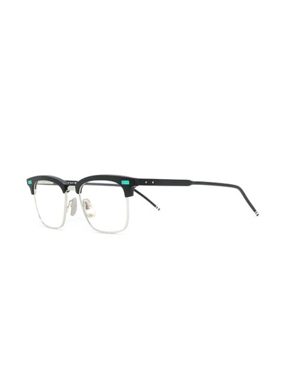 Thom Browne square shaped glasses outlook