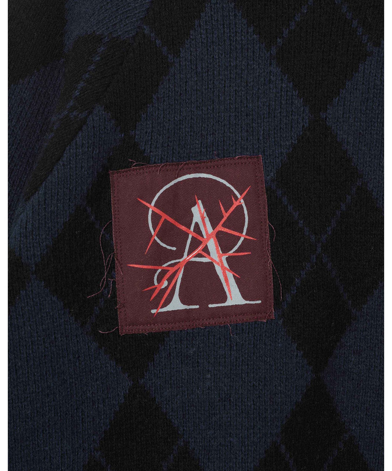 argyle-patterned 스웨터 4