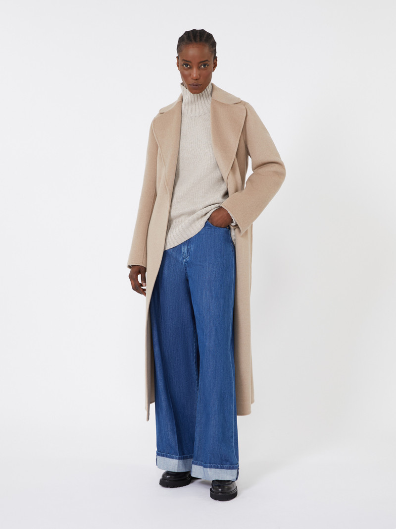 'S Max Mara MANTOVA Wool and cashmere yarn polo-neck sweater outlook