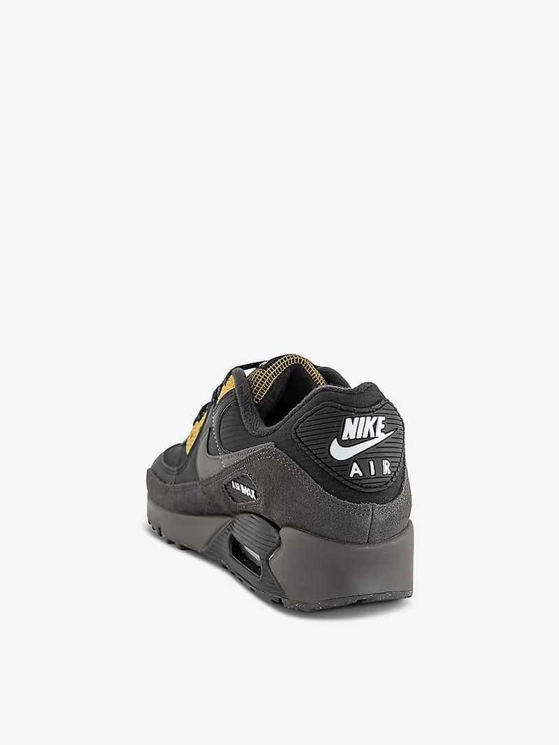 Nike Air Max 90 padded-collar mesh low-top trainers outlook