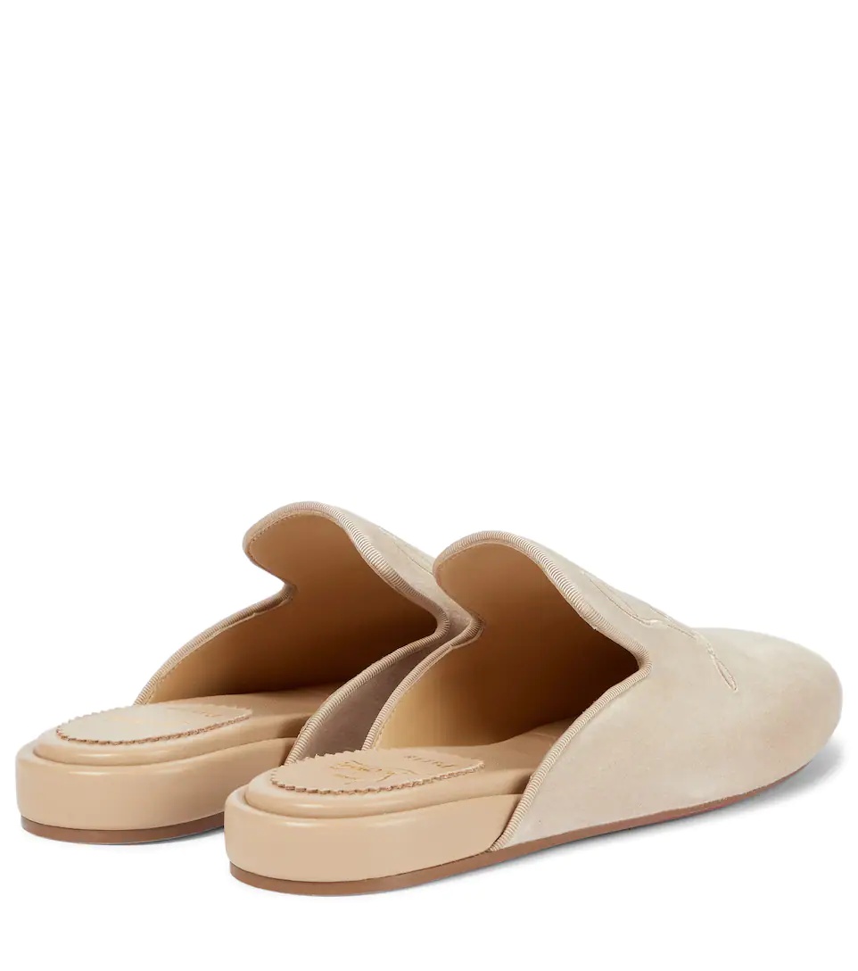 Navy Coolito Donna suede slippers - 3