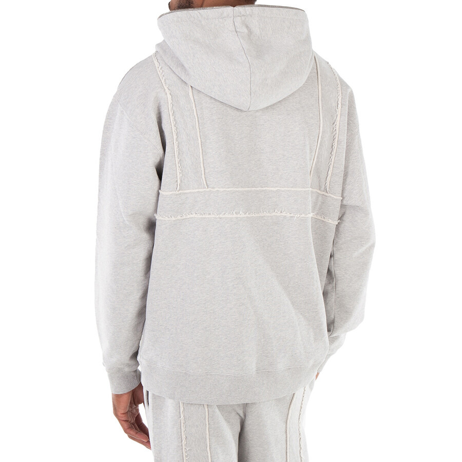 Etudes Hooded Skyline Heather Grey Sweaters - 4