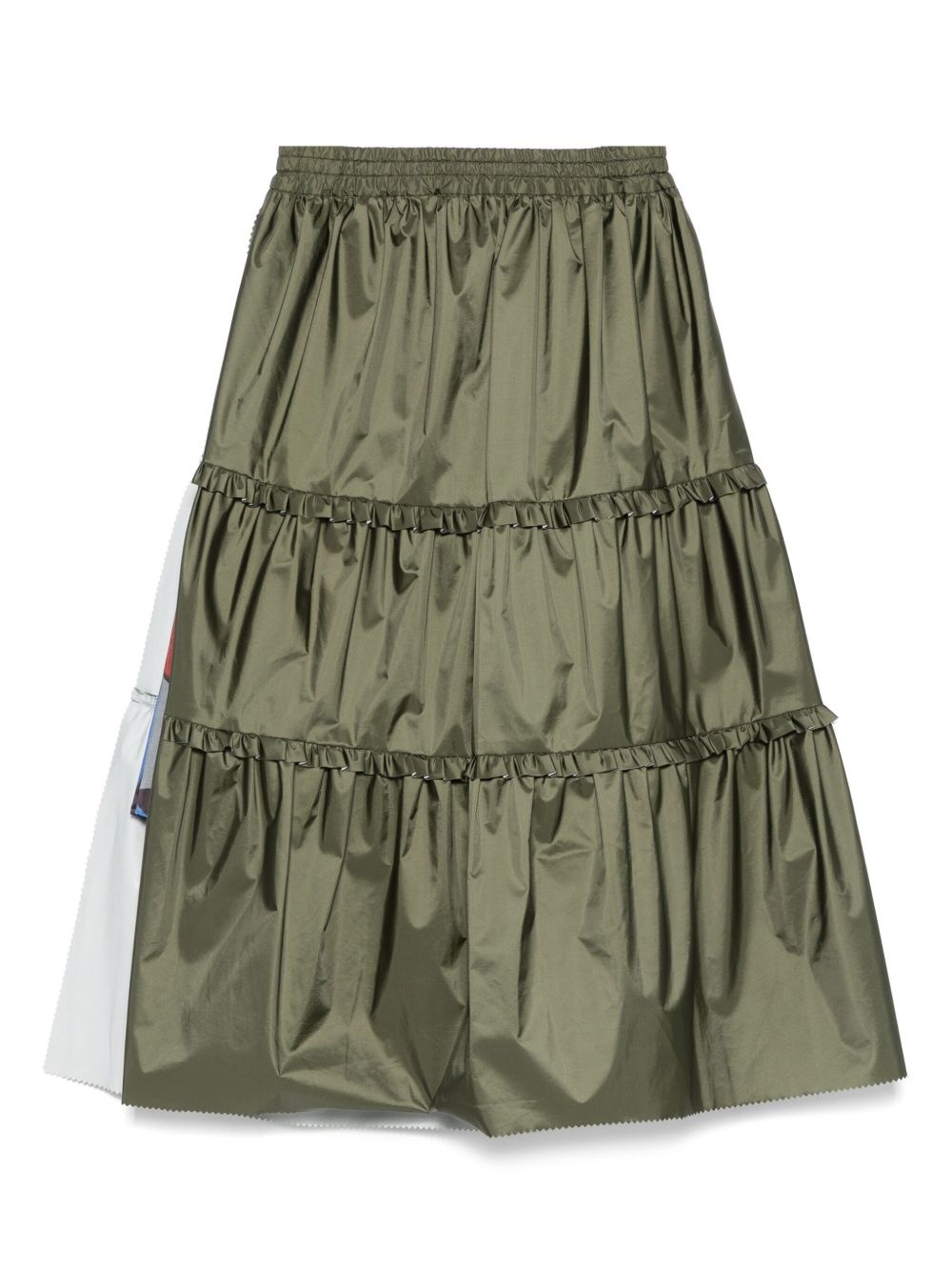 tiered midi skirt - 2