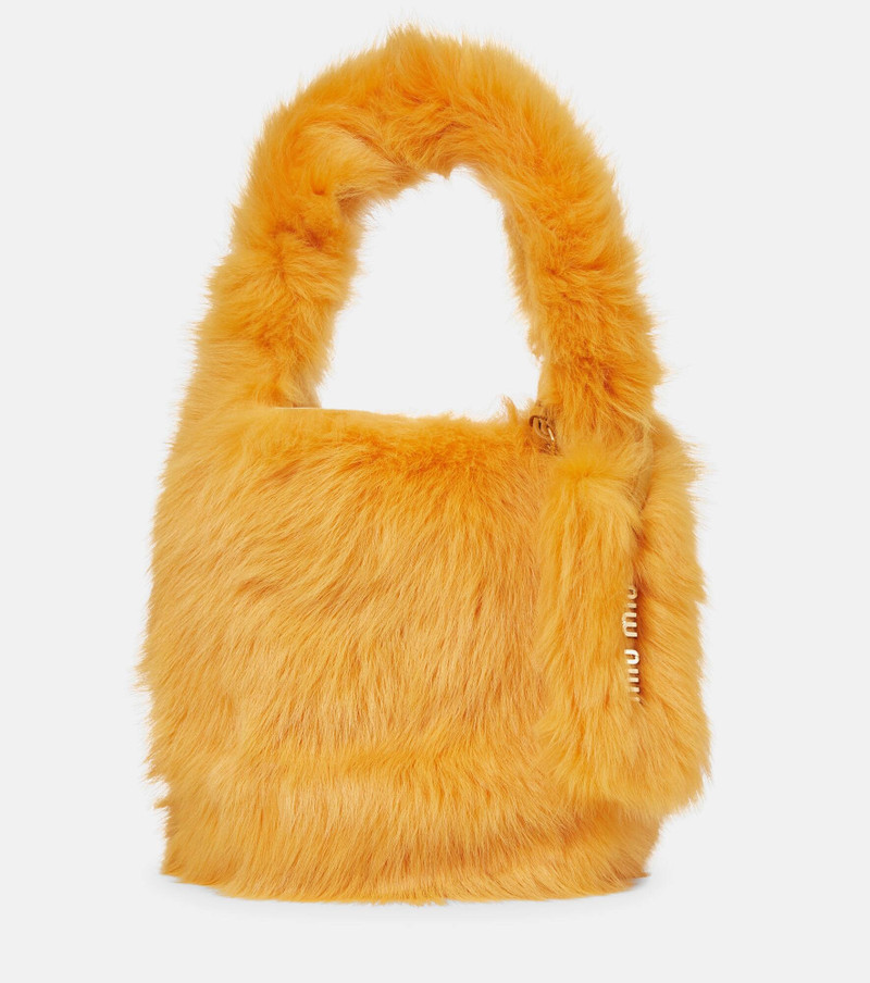 Shearling shoulder bag 1